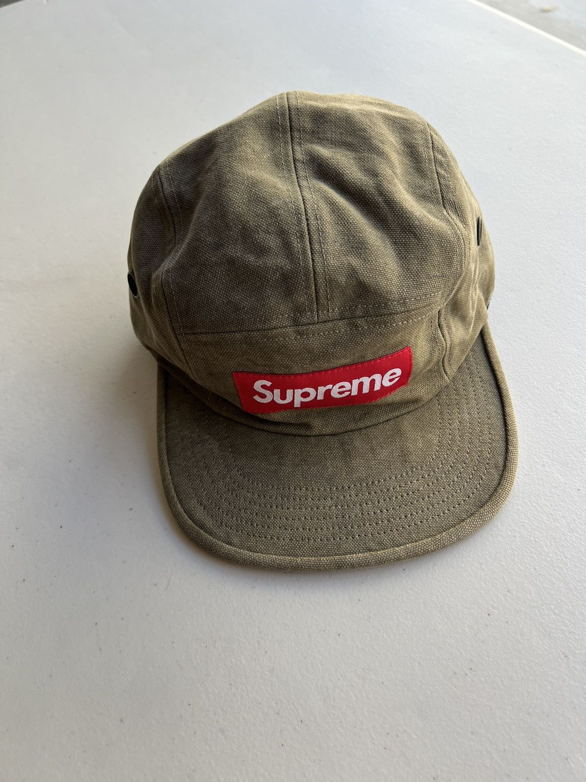 supreme washed canvas camp hat Hats