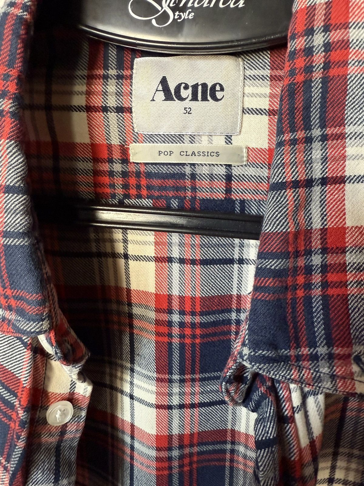 Acne Studios Acne Studios Pop Oxford Shirt Size US L / EU 52-54 / 3 - 3 Thumbnail