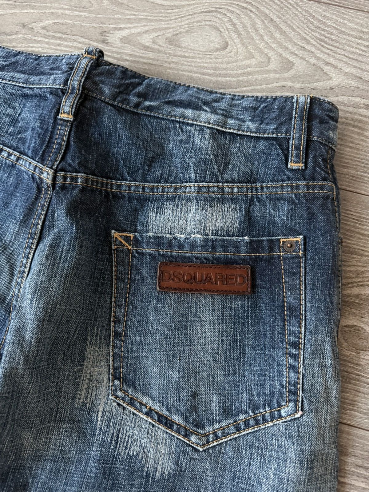 Dsquared2 Dsquared 2 Vintage Distressed Opium Rare Denim Jeans Size US 33 - 20 Thumbnail