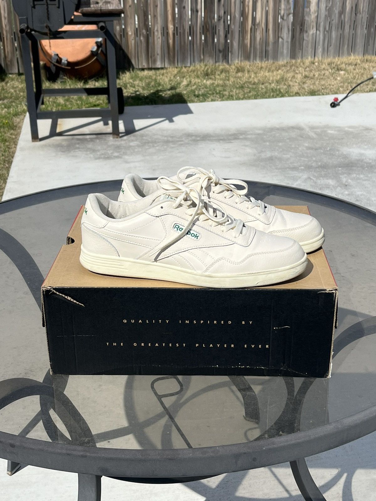 Reebok White Flat Footed Rebooks Grailed