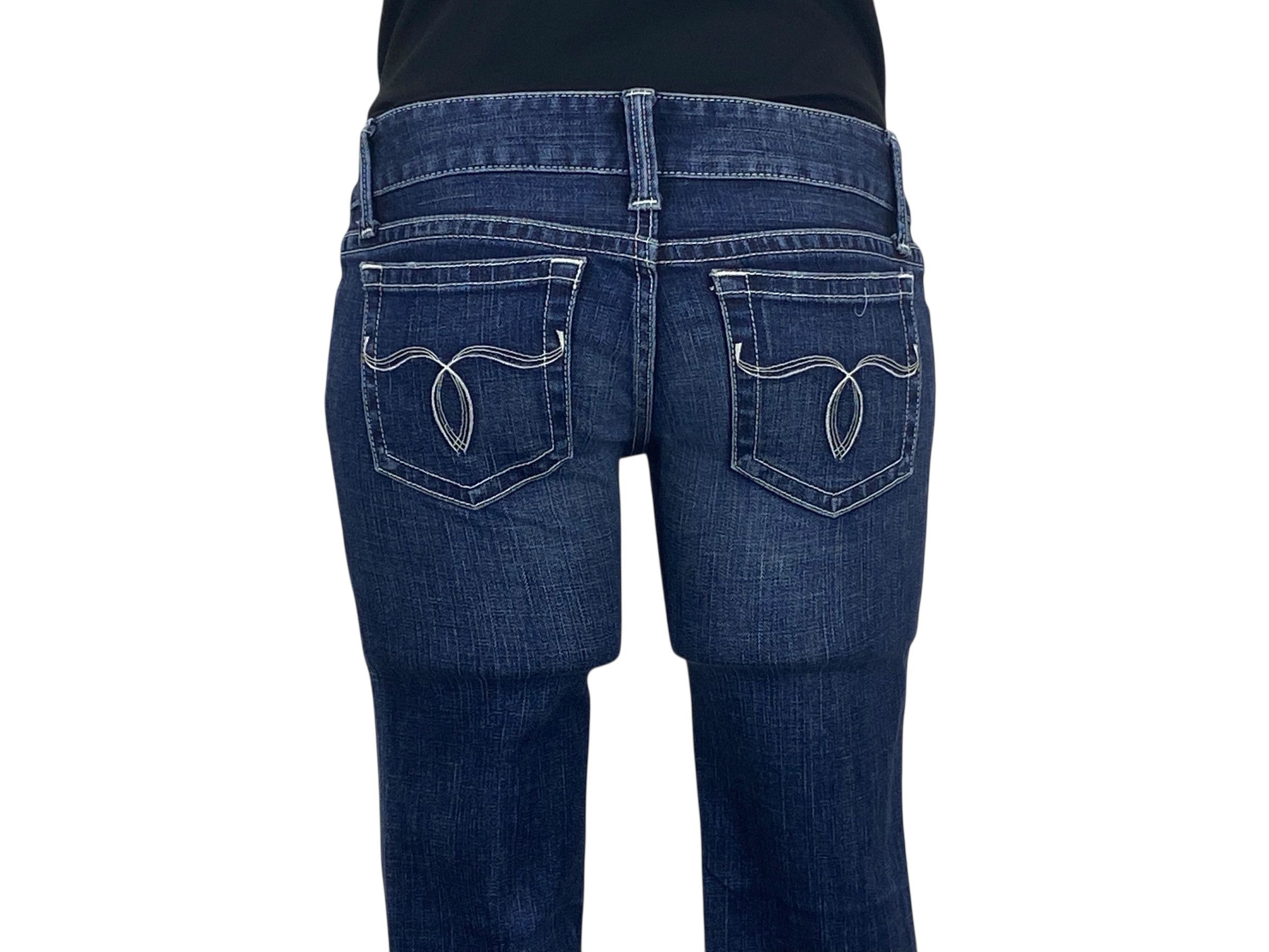 Japanese Brand Y2K Skinny Jeans Low Rise Jeans Size 23" - 6 Thumbnail