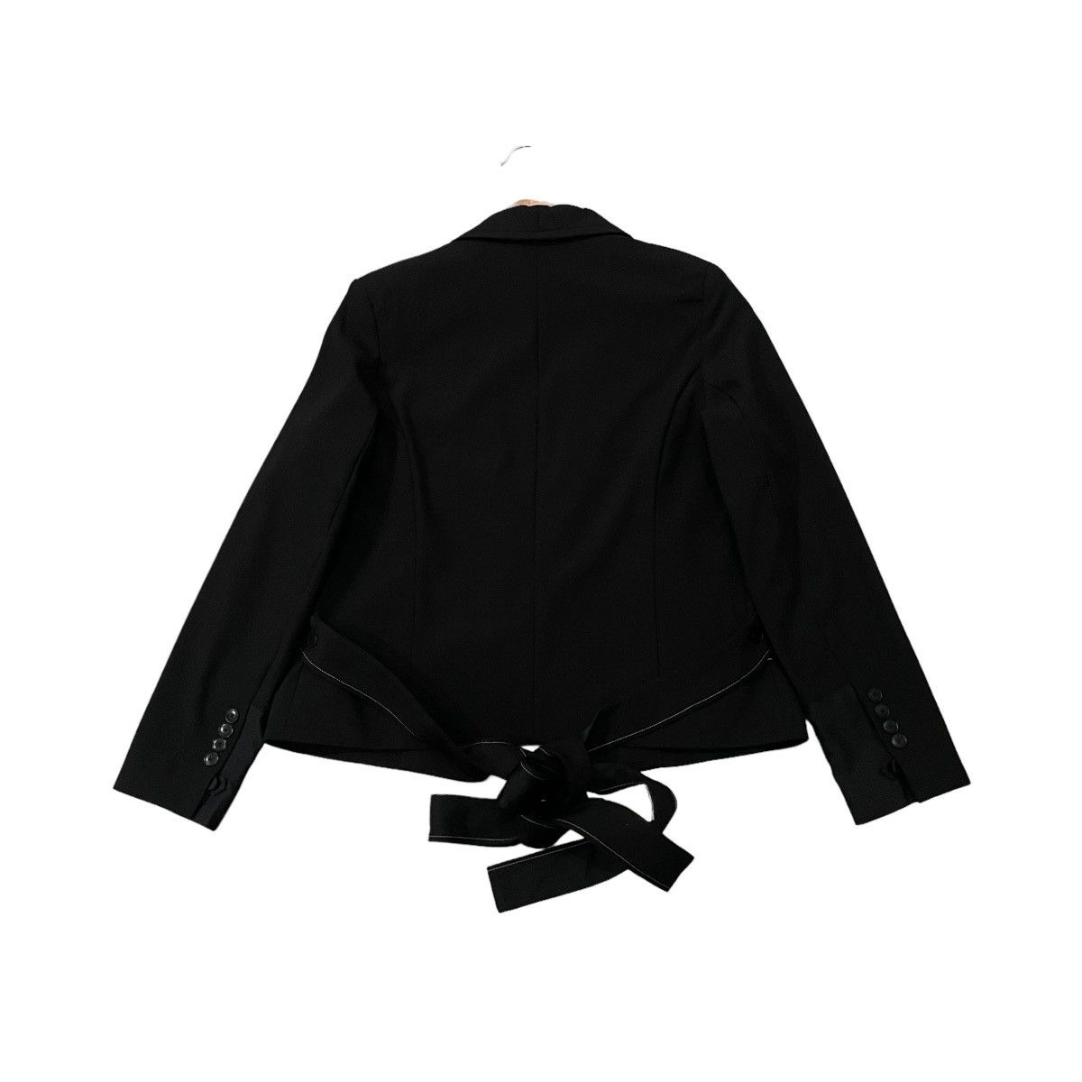 Helmut Lang Helmut Lang Belted Buttonless Fashion Jacket Size M / US 6-8 / IT 42-44 - 10 Thumbnail