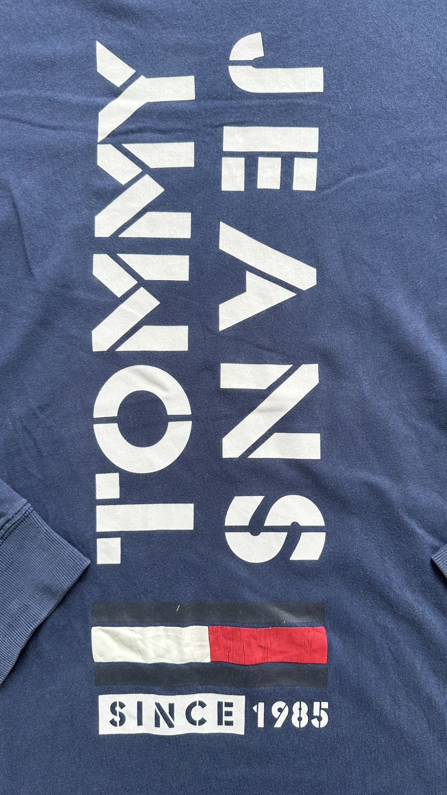 Tommy Hilfiger × Vintage VINTAGE TOMMY HILFIGER BIG SPELLOUT TEE Size US L / EU 52-54 / 3 - 6 Thumbnail
