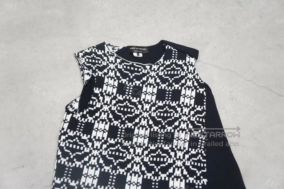 Comme des Garcons Homme Plus Asymmetrical Knit Vest by Comme des Garçons. Size US M / EU 48-50 / 2 - 5 Thumbnail