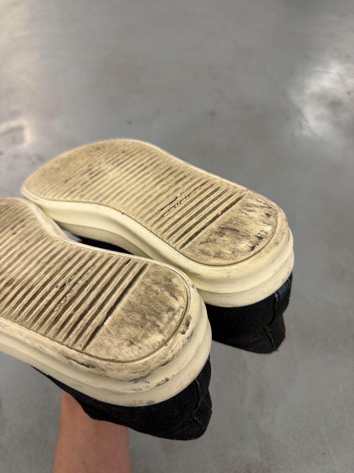 Rick Owens Drkshdw Rick Owens Drkshdw “So Cunt” Low Ramones Size US 10 / EU 43 - 14 Thumbnail