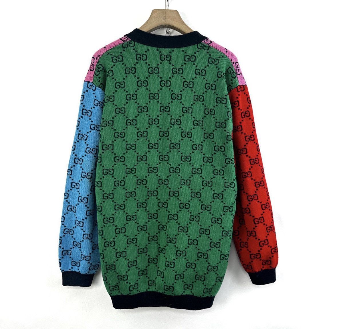 Gucci GUCCI Women's All-Over GG Logo Knit Sweater K12 Size S / US 4 / IT 40 - 2 Thumbnail