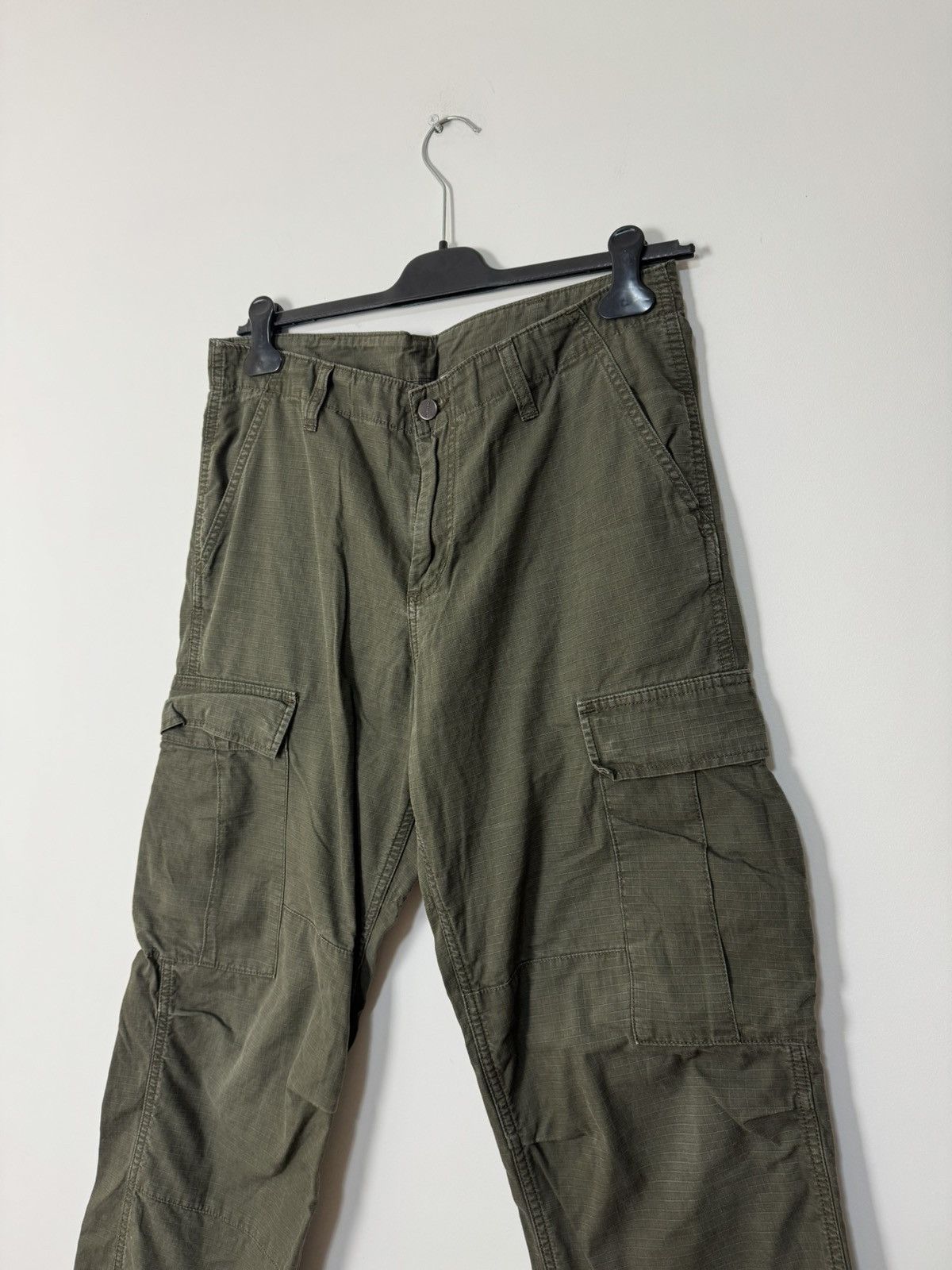 Carhartt Vintage carhartt cargo khaki pants parachute Size US 33 - 4 Thumbnail