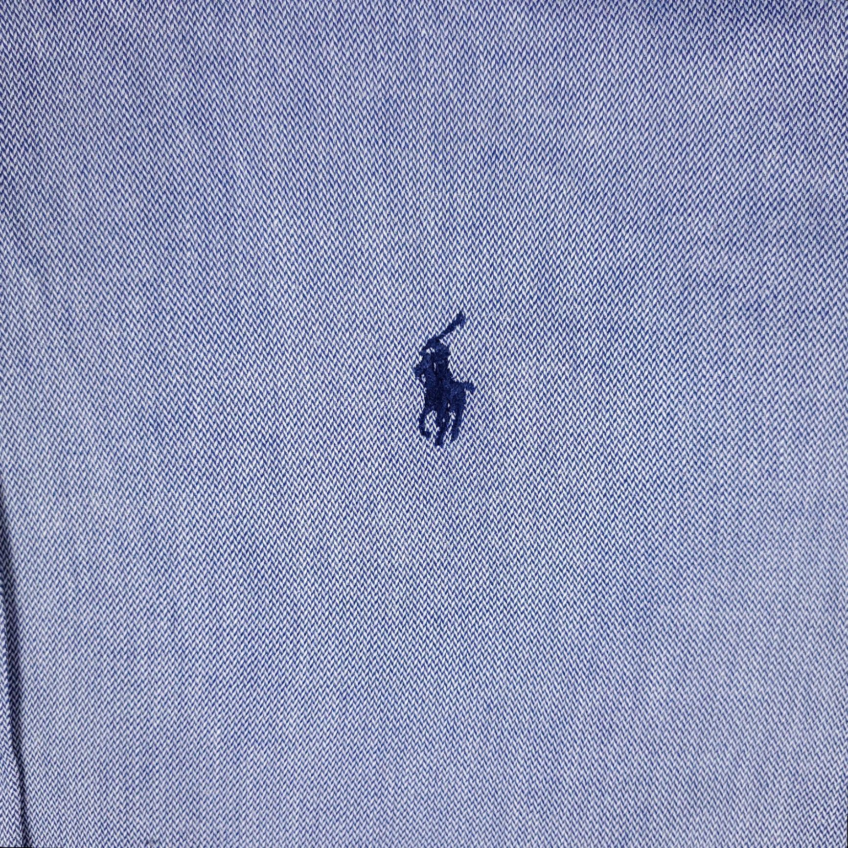 Ralph Lauren Ralph Lauren Shirt Mens 16 Blue Dress Button Up Long Sleeve Casual Workwear 16 in Blue Non-Iron Pockets Size 42R - 2 Thumbnail