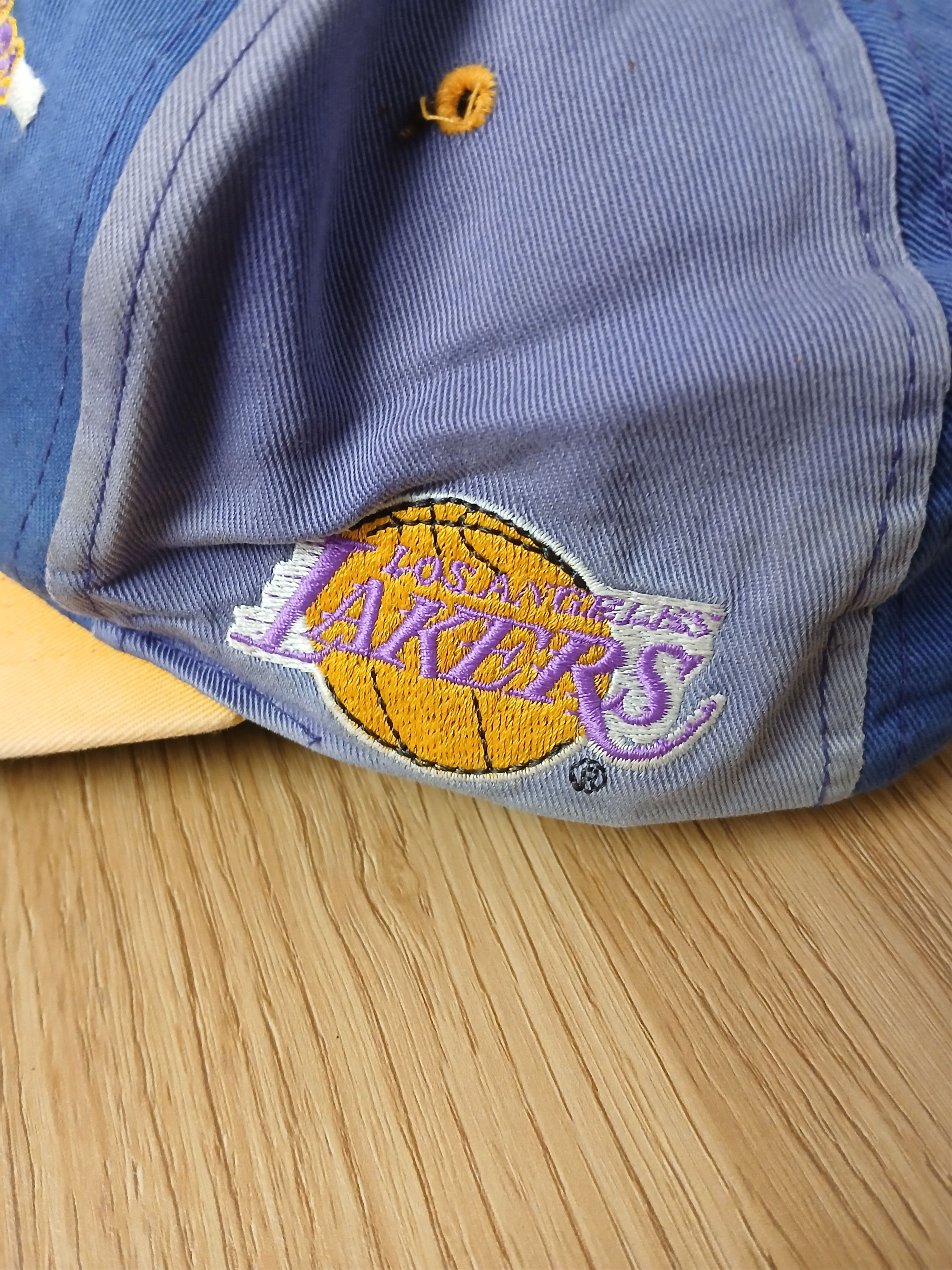 NBA Vintage NBA Los Angeles Lakers Basketball Cap Size ONE SIZE - 9 Thumbnail