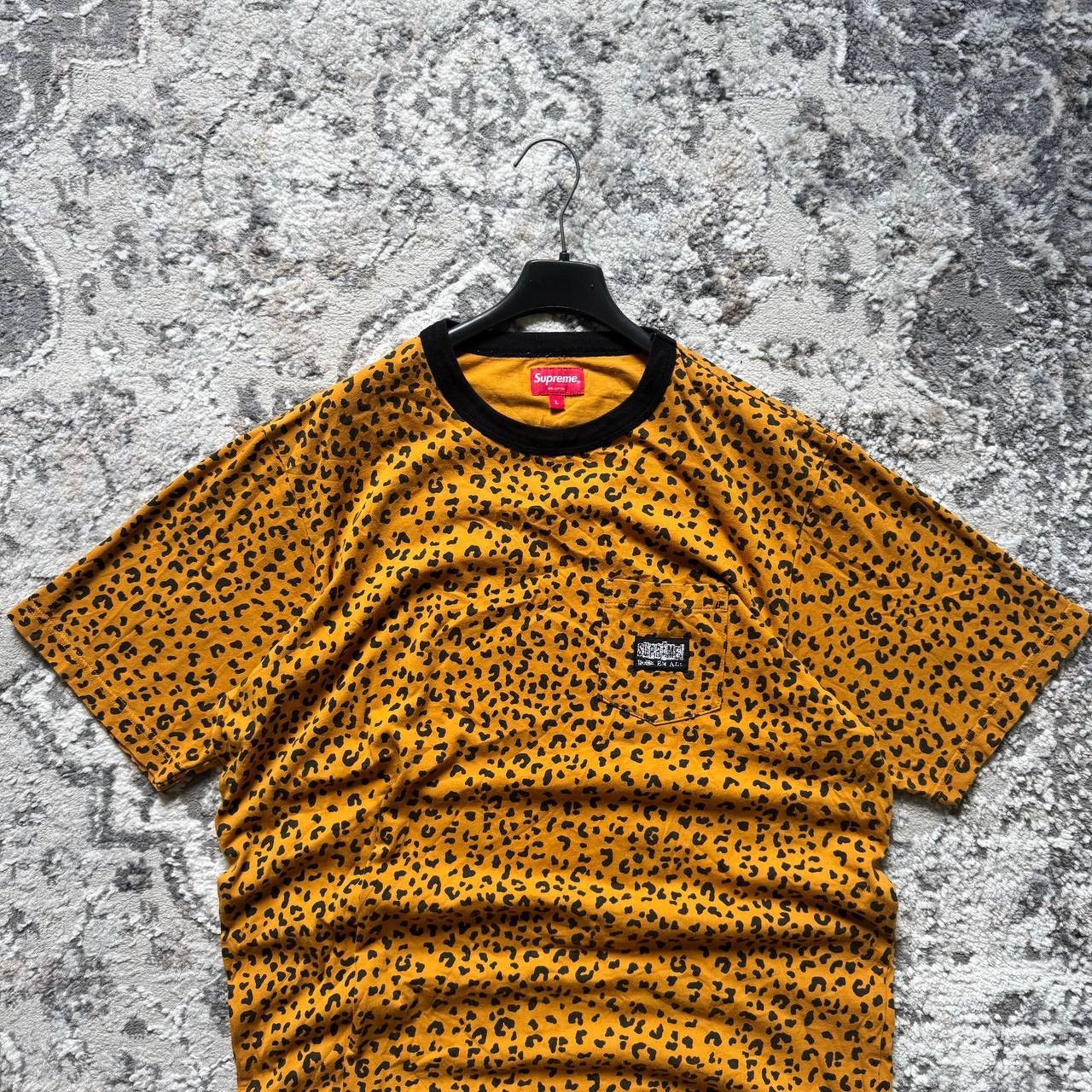 Supreme SUPREME Leopard Fuck Em All Pocket Tee Size US L / EU 52-54 / 3 - 3 Thumbnail