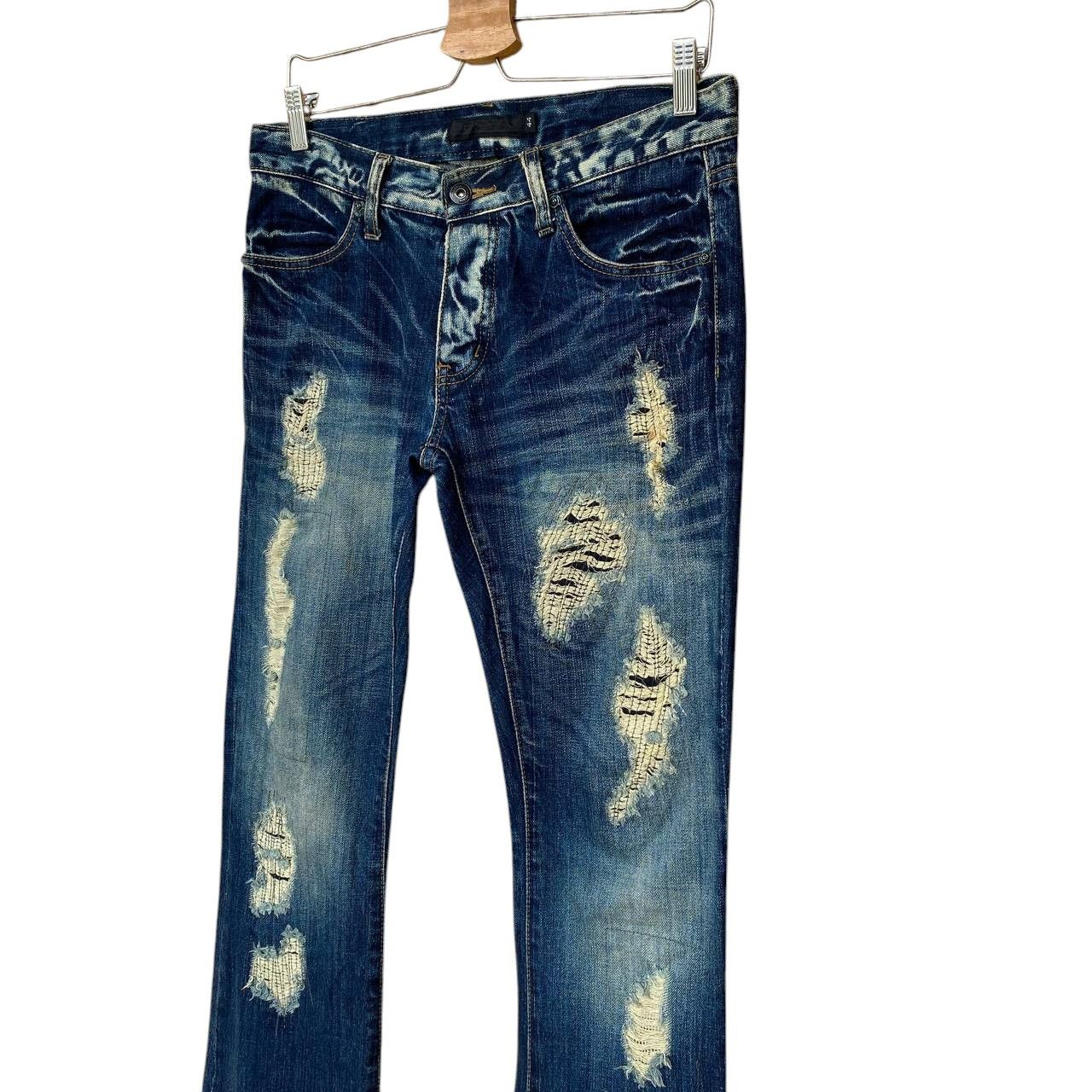 GOSTAR DE FUGA FLARED FUGA DISTRESSED DENIM BOOTCUT W29" Size US 30 / EU 46 - 6 Thumbnail