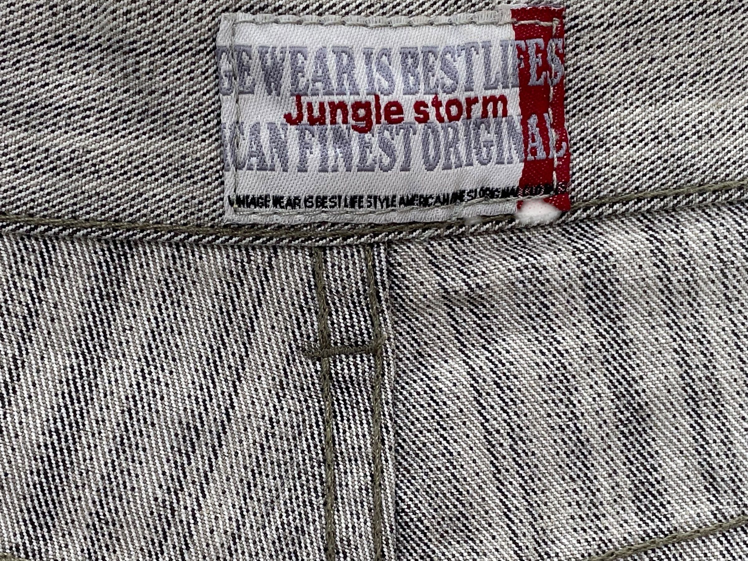 Japanese Brand Jungle Storm Jeans Stripes Hickory Jeans Size US 30 / EU 46 - 9 Thumbnail