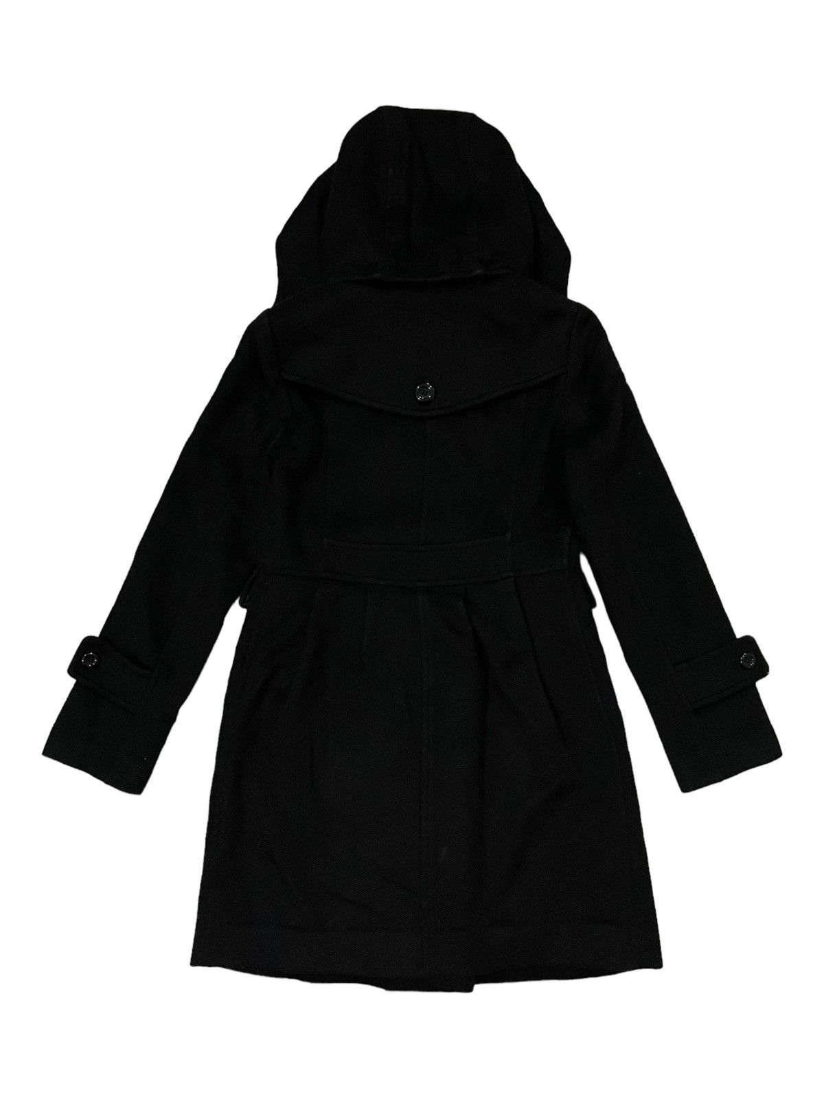 Japanese Brand × Yohji Yamamoto A.T. Atsuro Tayama Faux Wool Double Breasted Hooded Jacket Size US S / EU 44-46 / 1 - 2 Thumbnail