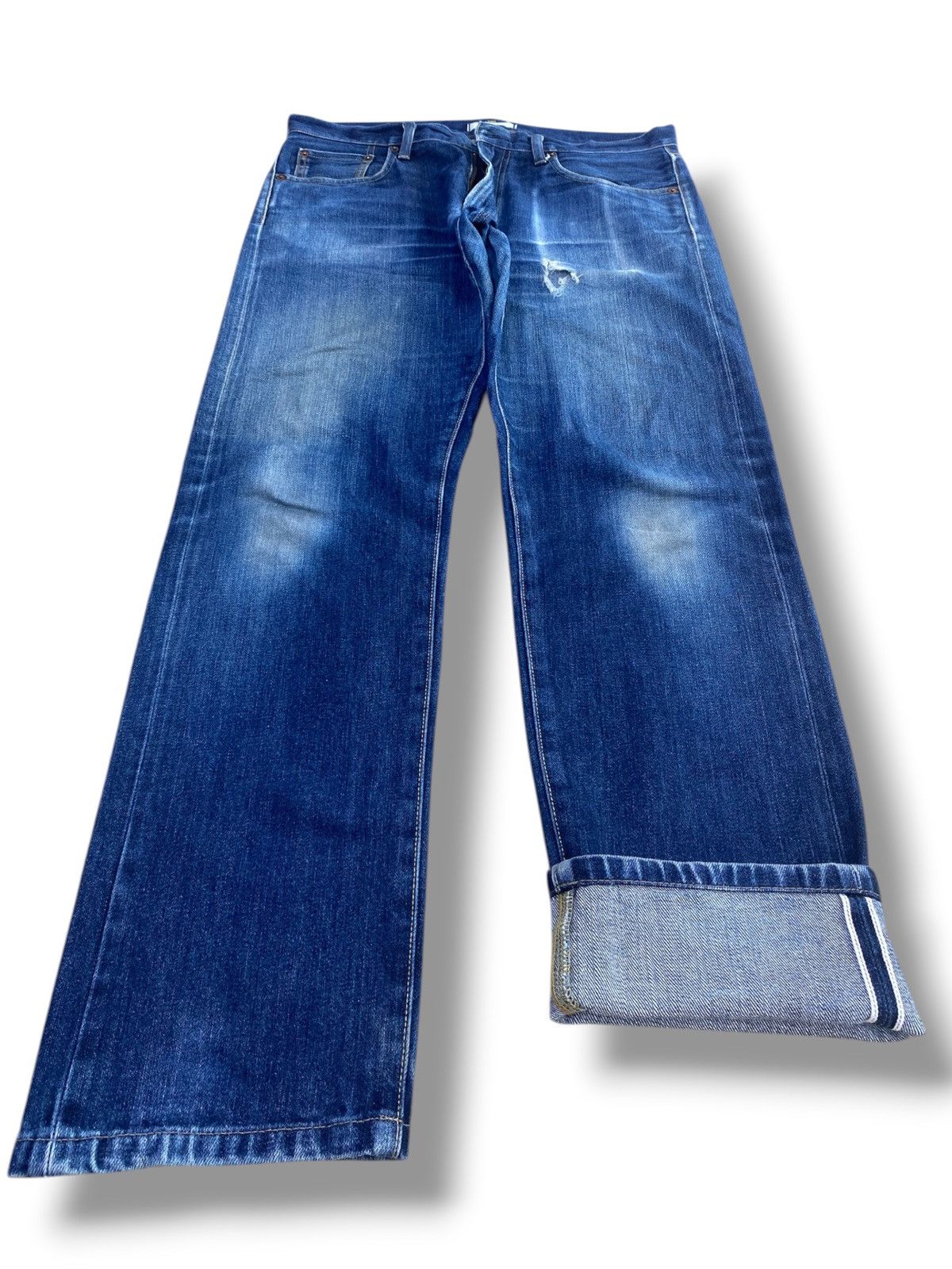 Uniqlo Uniqlo X Selvedge Whiskers Style Loose Jeans Size US 34 / EU 50 - 1 Thumbnail