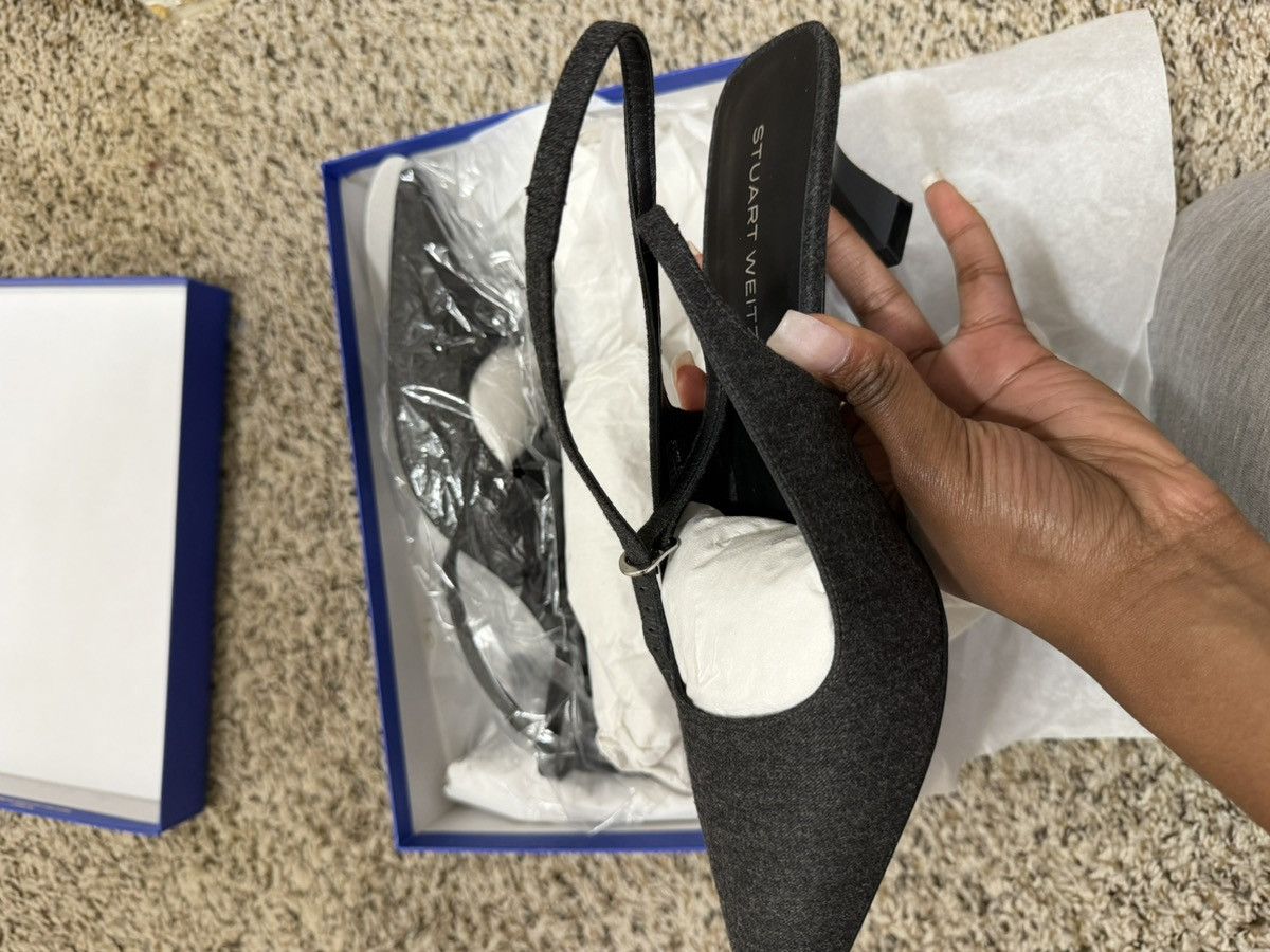 Stuart Weitzman Stuart Weitzman Flannel Charcoal Pump Size US 9 / IT 39 - 2 Thumbnail