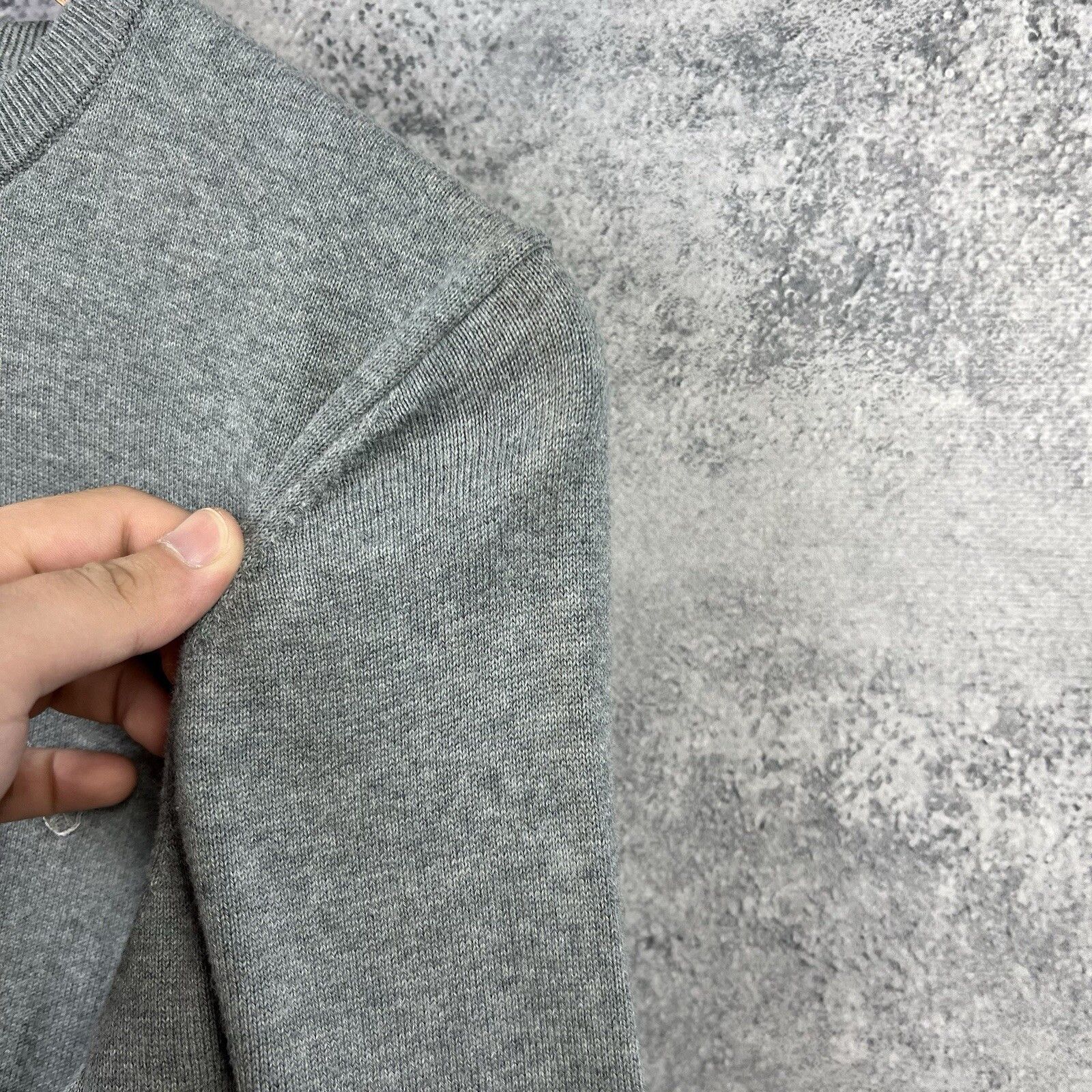 Barbour Barbour Sweater Men's Size S Gray Cotton Long Sleeve Size US S / EU 44-46 / 1 - 6 Thumbnail