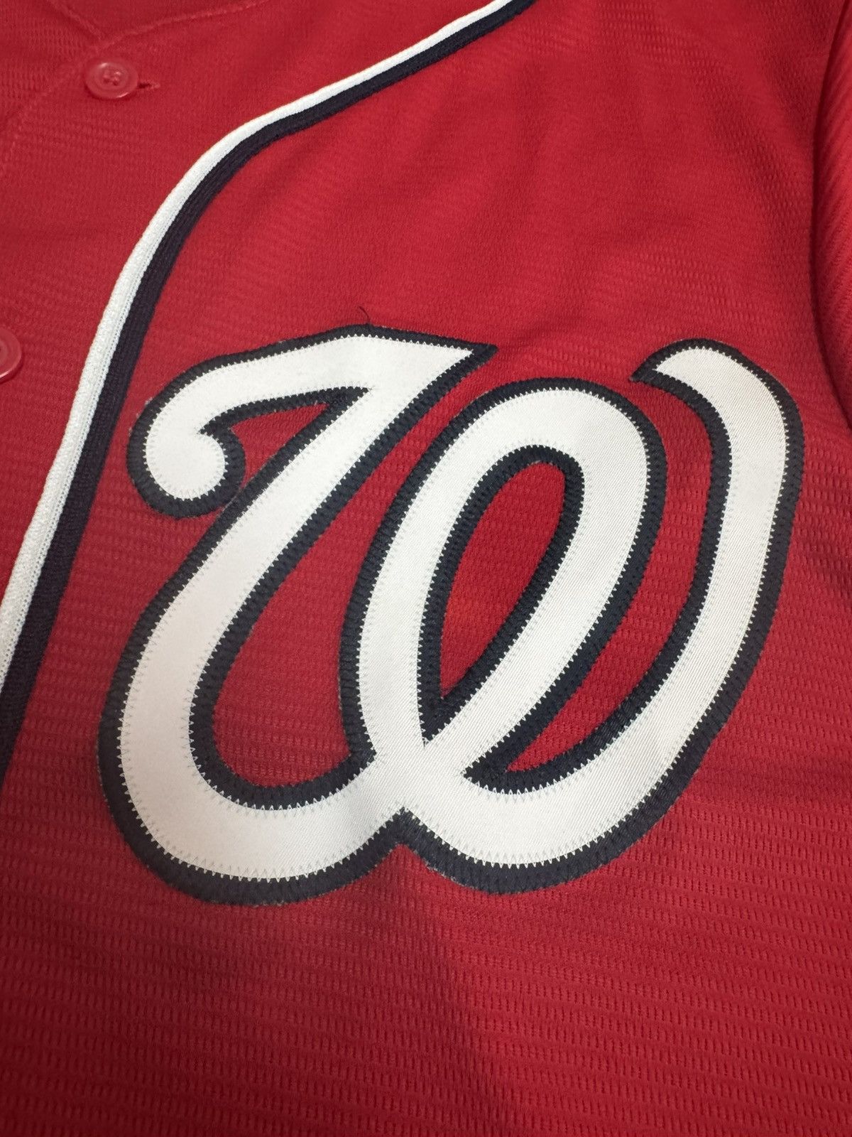 Majestic Daniel Murphy #20 Washington Nationals MLB Cool Base Jersey Size US M / EU 48-50 / 2 - 3 Thumbnail