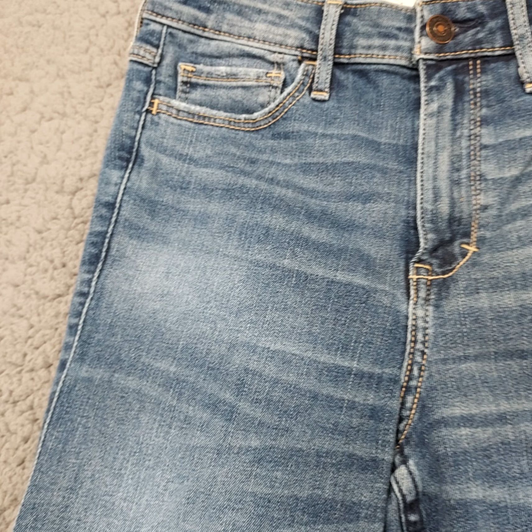 Abercrombie & Fitch Abercrombie & Fitch Skinny Jeans Womens 4L Blue Denim A&F Actual 26x31 Size 27" / US 4 / IT 40 - 7 Thumbnail
