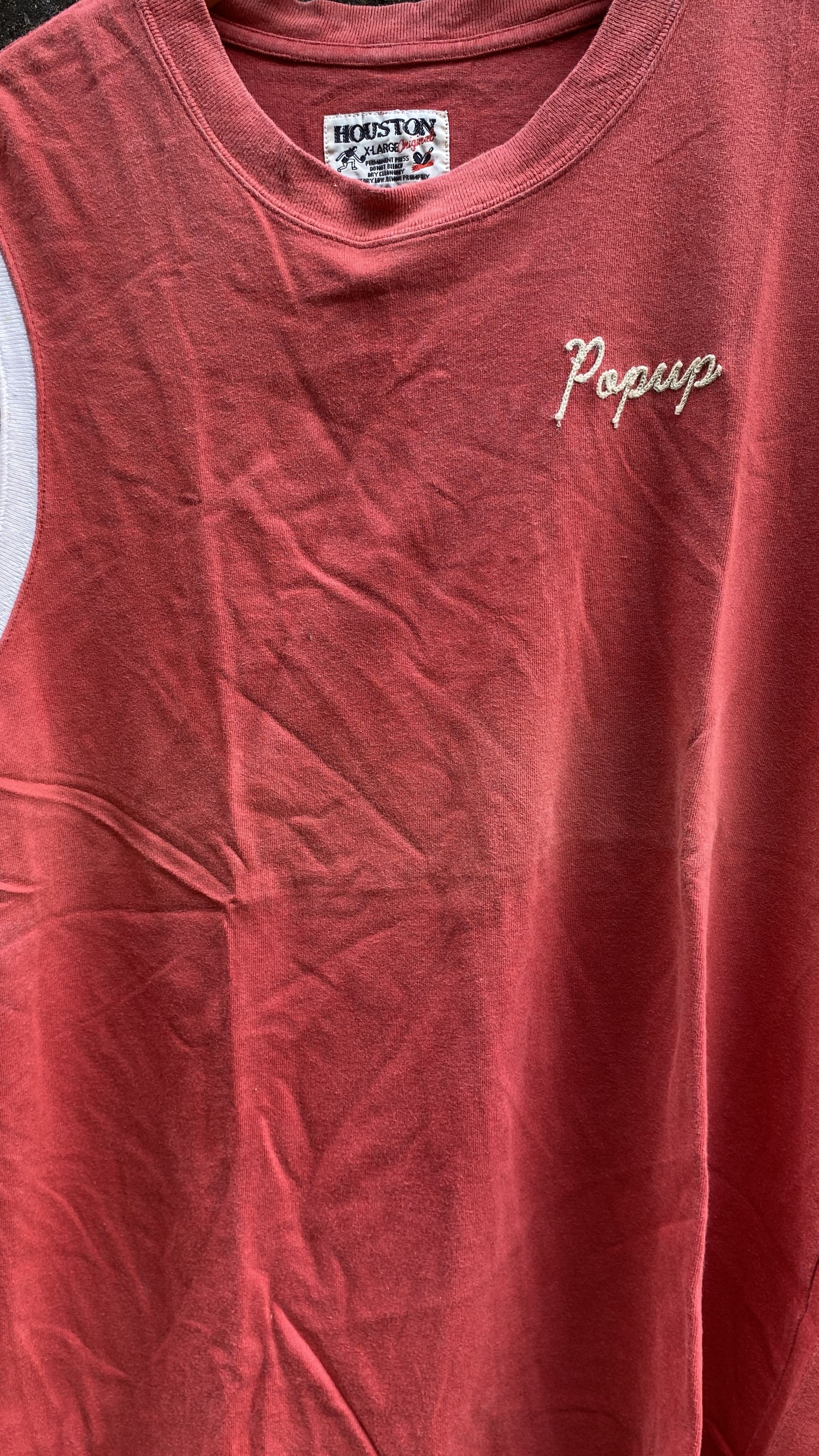 Vintage Vintage 90s Houston Bowling Chain Stitch Thrashed Faded Tee Size US XL / EU 56 / 4 - 6 Thumbnail