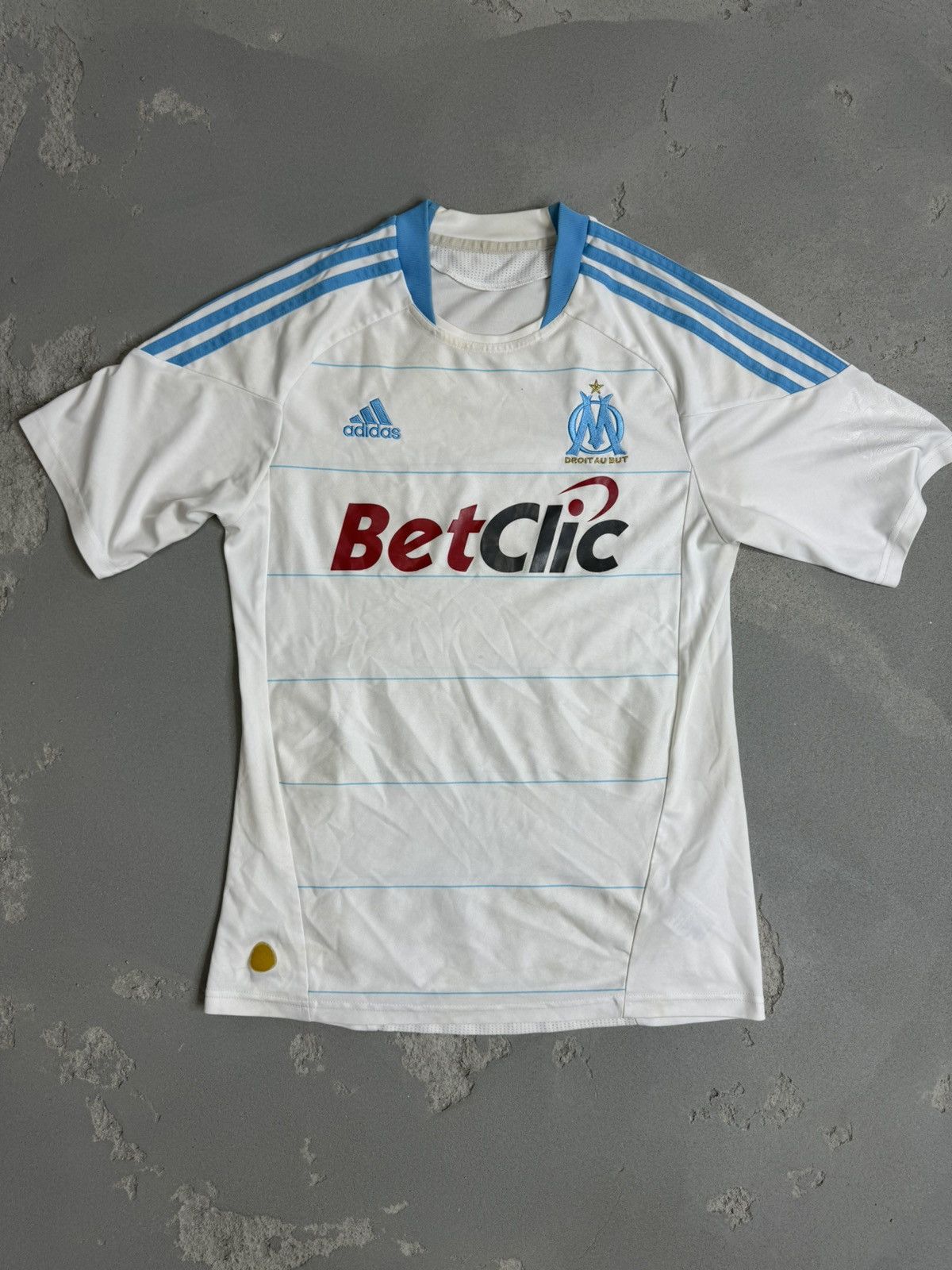 Adidas OLYMPIQUE DE MARSEILLE ADIDAS HOME SOCCER SHIRT Size US M / EU 48-50 / 2 - 1 Thumbnail