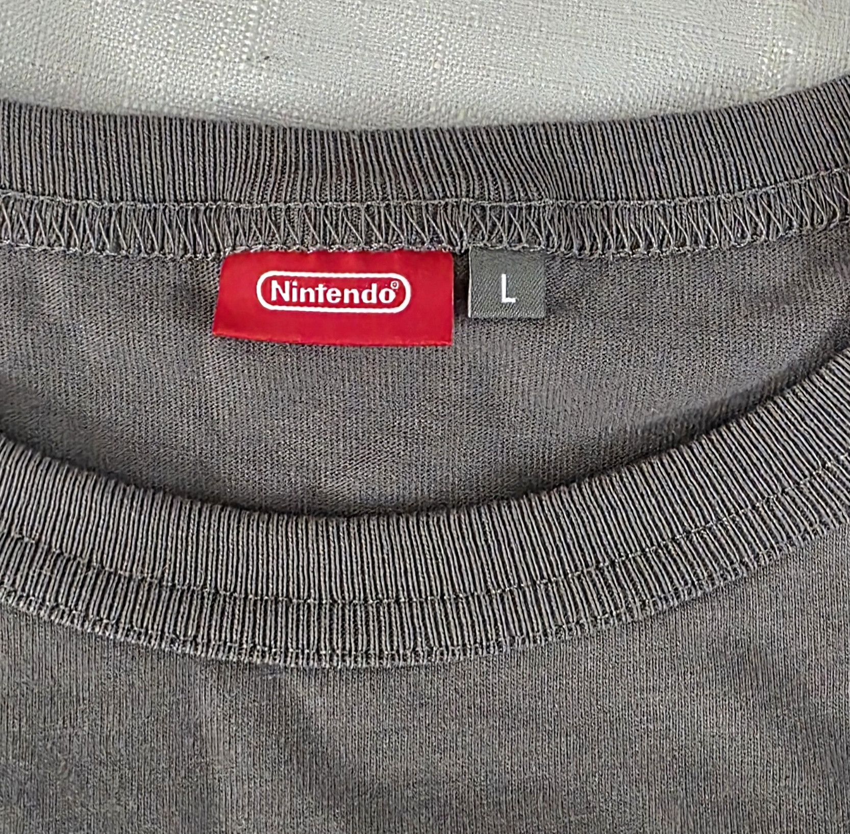 Nintendo Nintendo Official Logo Tokyo Japan Gray Tee Size Large Size US L / EU 52-54 / 3 - 7 Thumbnail