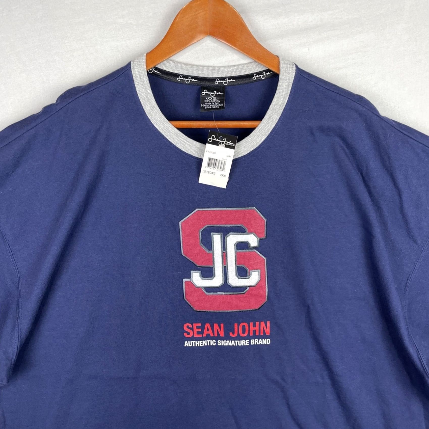 Sean John VINTAGE Sean John Shirt Mens 3XL Navy Blue Rag Hip Hop Streetwear Tee Y2K Shirt Mens Blue Graphic Print Crew Neck Short Sleeve Logo 2000s Mens Size US XXL / EU 58 / 5 - 3 Thumbnail