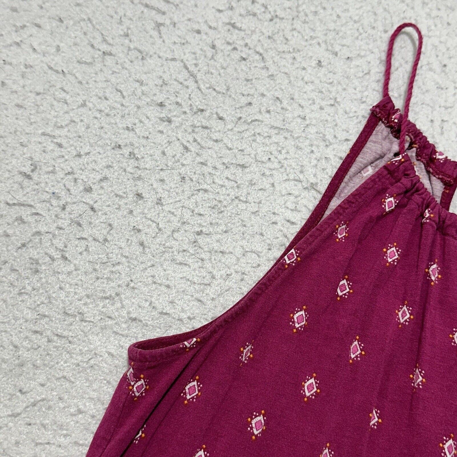 Old Navy Old Navy XS Babydoll Tank Top Berry Purple Boho Print Size XS / US 0-2 / IT 36-38 - 6 Thumbnail