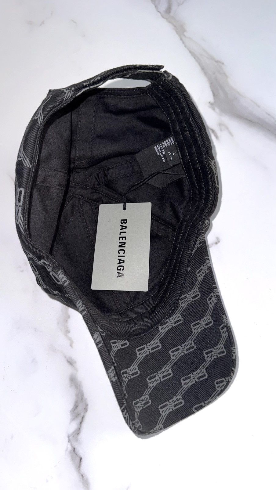 Balenciaga Balenciaga BB Monogram Cap Black L Size ONE SIZE - 4 Thumbnail