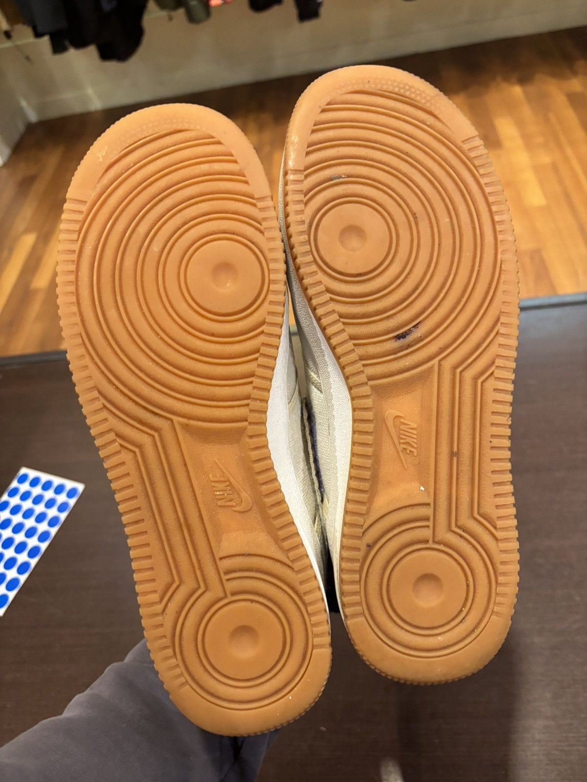 Nike × Travis Scott Travis Scott X Nike Air Force 1 Low Sail Size US 10.5 / EU 43-44 - 6 Thumbnail