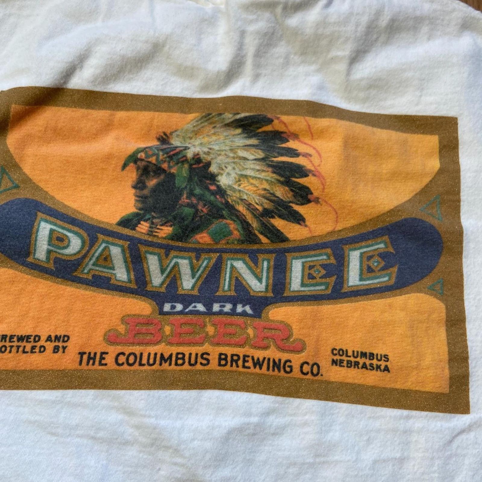 Hanes 90s pawnee beer tee shirt Size US S / EU 44-46 / 1 - 5 Thumbnail