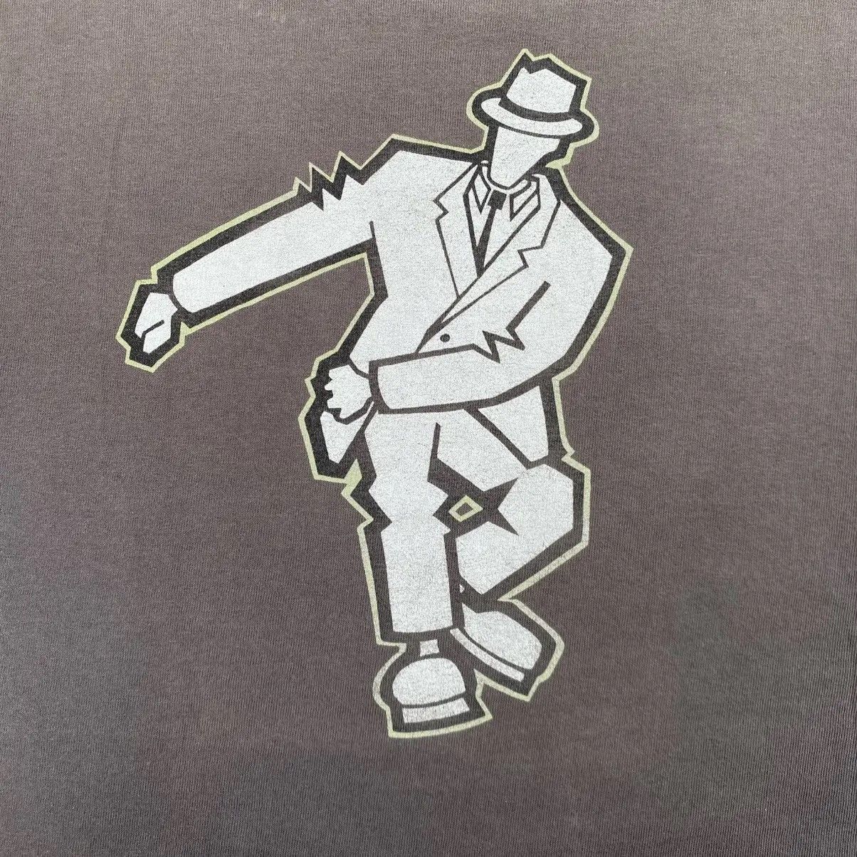 Stussy Vintage 90s Stüssy Ska Dancing Man Graphic Tee Faded Size US M / EU 48-50 / 2 - 9 Thumbnail