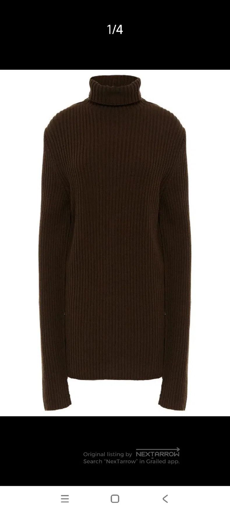 Ann Demeulemeester Ann Demeulemeester High-Neck Sweater Size S / US 4 / IT 40 - 3 Thumbnail