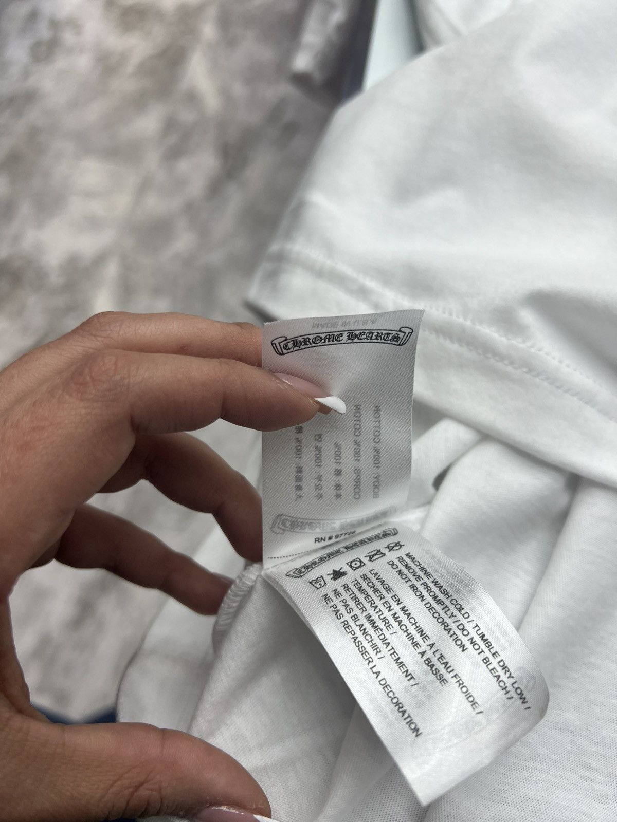 Chrome Hearts Chrome Hearts Las Vegas White Tee Size US XL / EU 56 / 4 - 9 Thumbnail