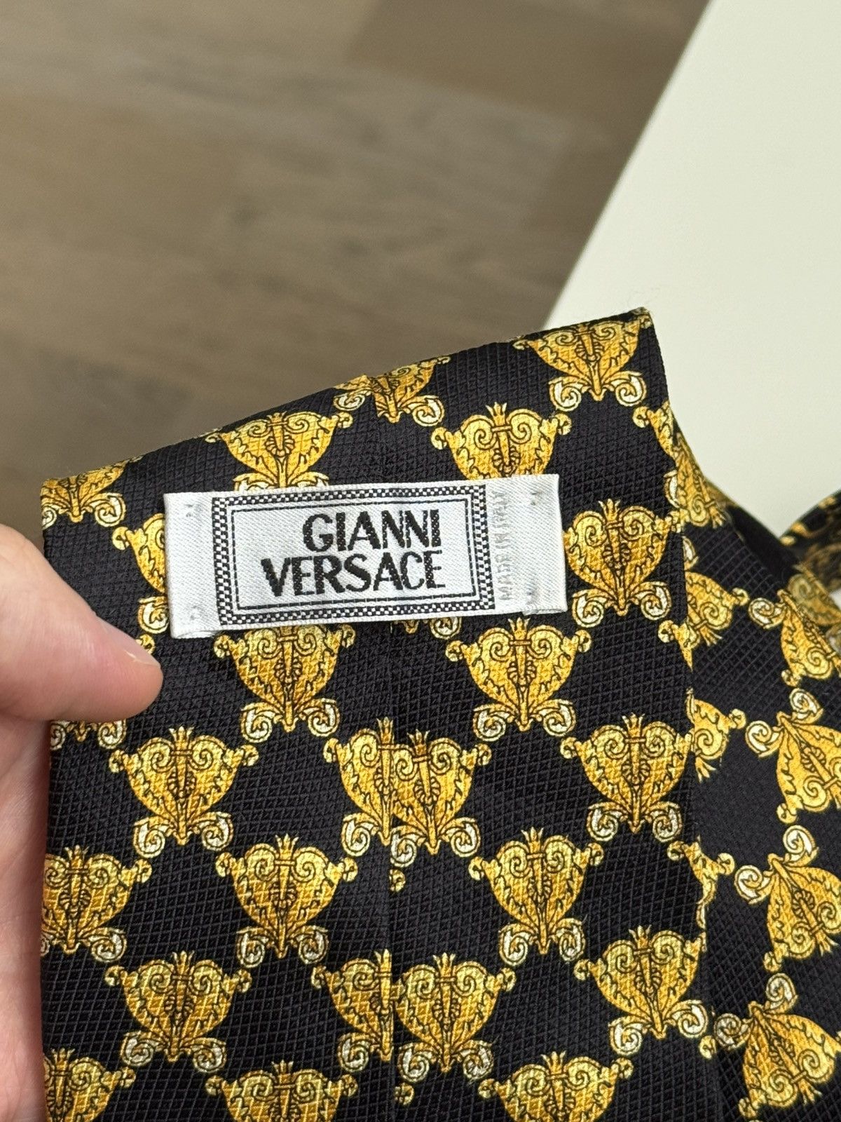 Versace Vintage Versace silk tie Size ONE SIZE - 2 Thumbnail