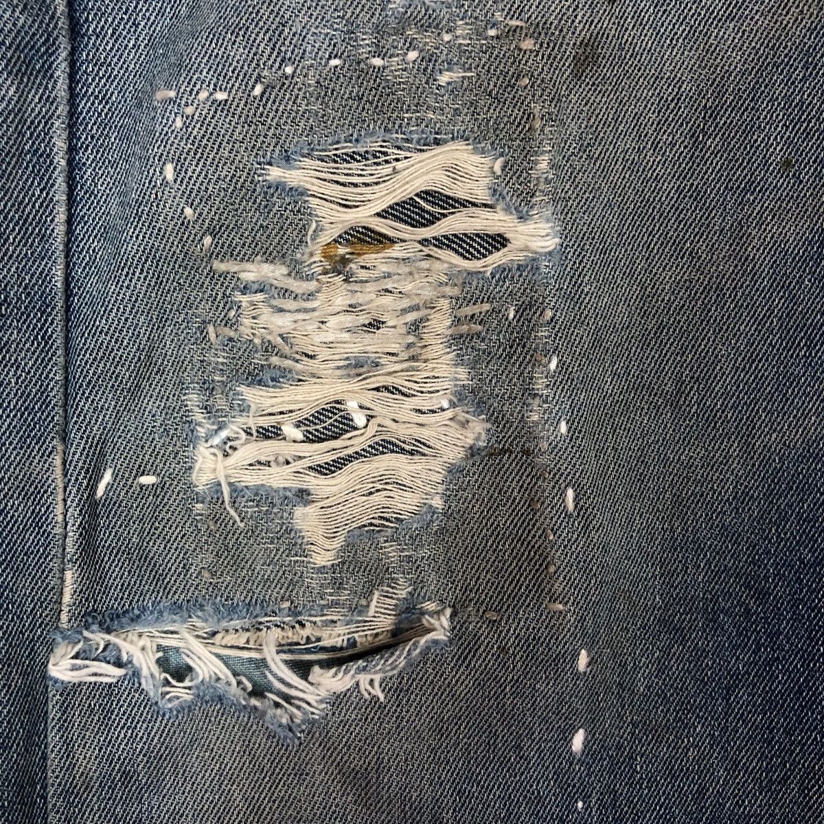 Vintage Vintage 90s Distressed Denim Jeans Size US 34 / EU 50 - 7 Thumbnail