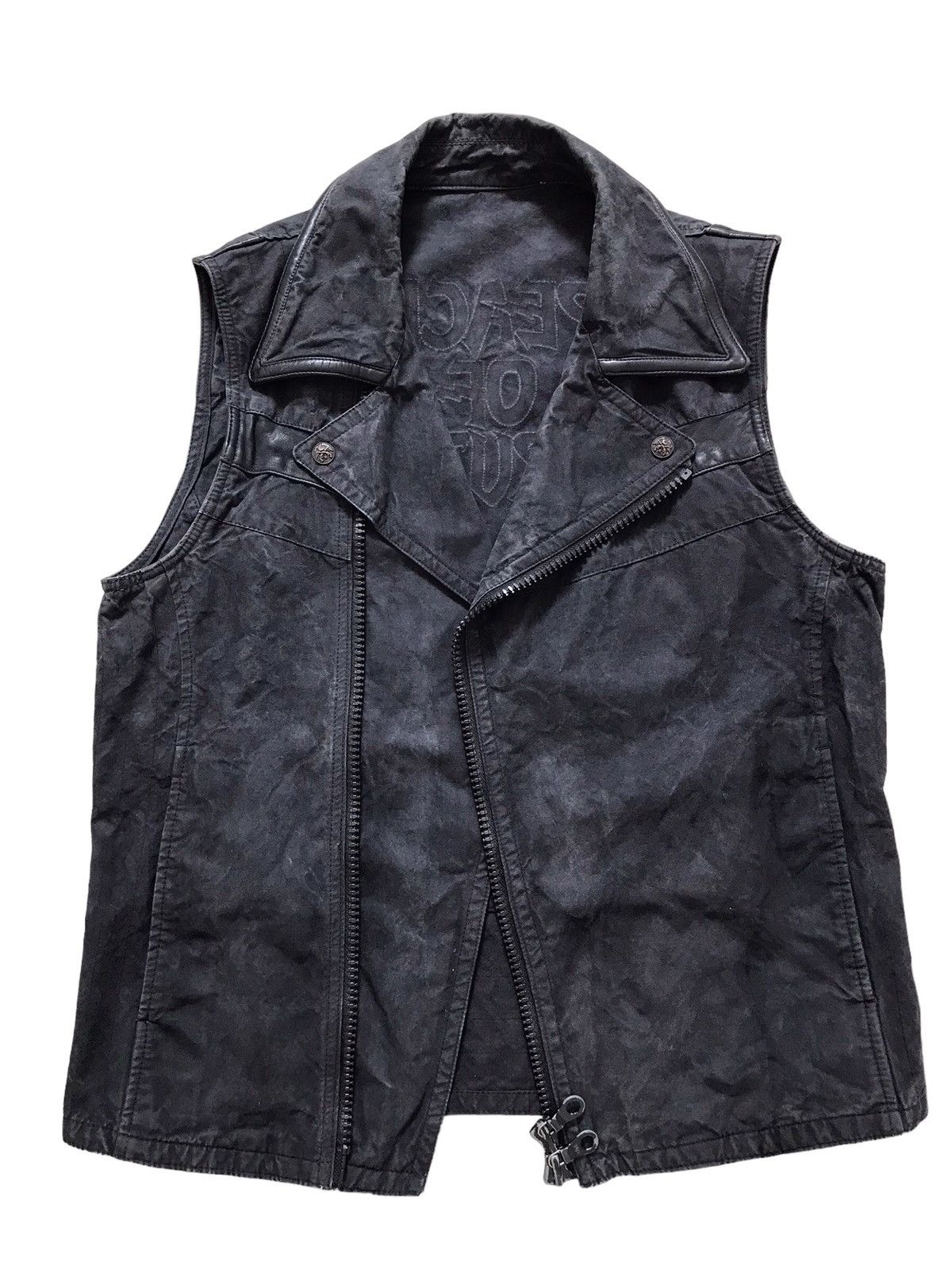 Roar ROAR Japan Peace Of Truth Faded Black With Leather Vest Size US S / EU 44-46 / 1 - 2 Thumbnail