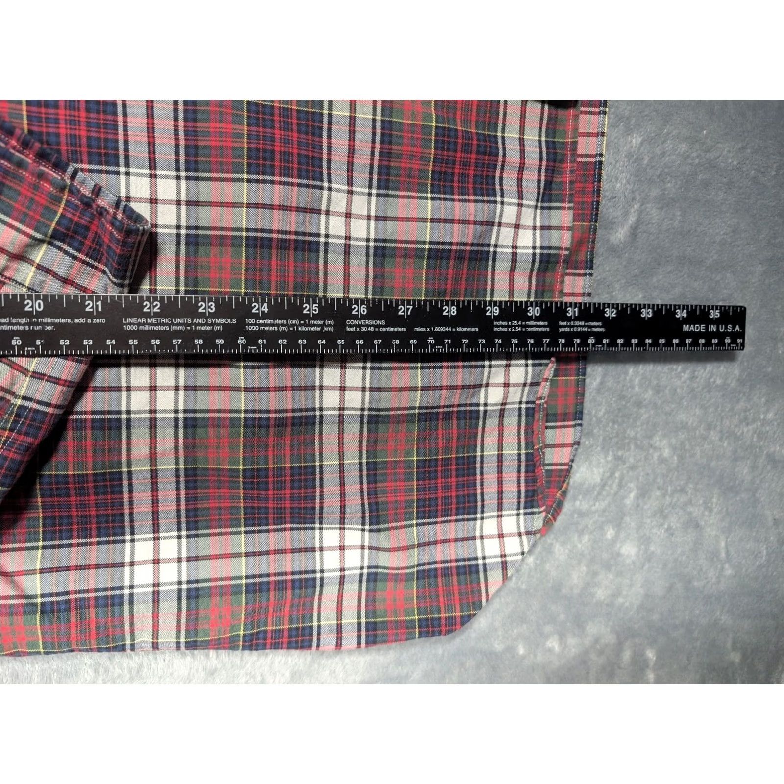 Ralph Lauren Ralph Lauren Shirt Mens 2XL Red Plaid Button-Down Long Sleeve Cotton Size US XXL / EU 58 / 5 - 2 Thumbnail