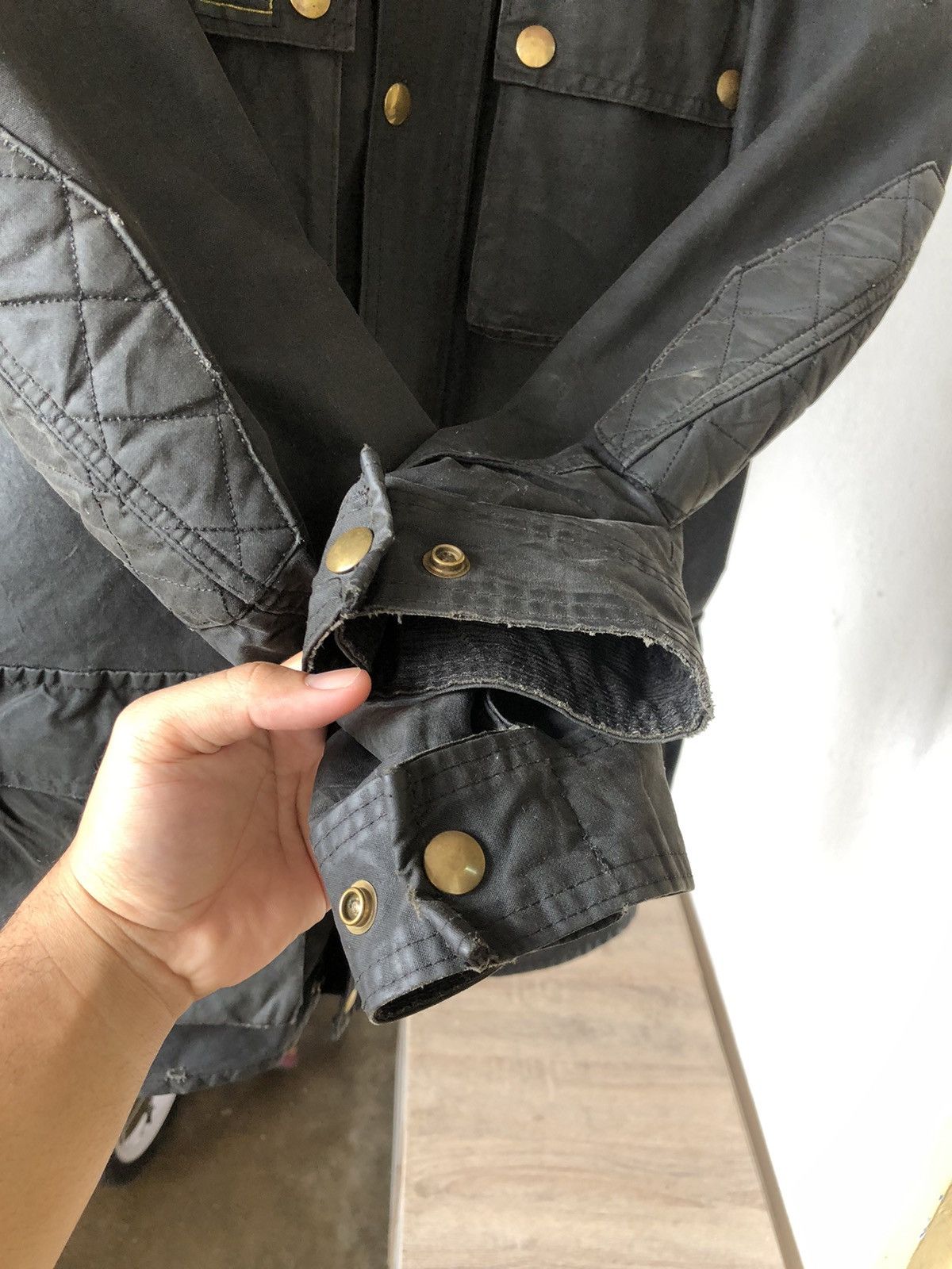 Vintage Belstaff Distressed Trialmaster Waxed Jacket