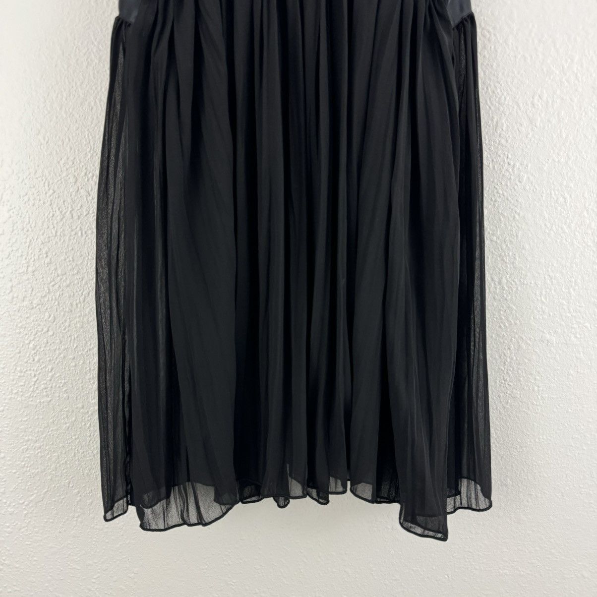 Victoria's Secret VICTORIAS SECRET Black Satin Bow Pleated Lace Babydoll Slip Size M / US 6-8 / IT 42-44 - 11 Thumbnail