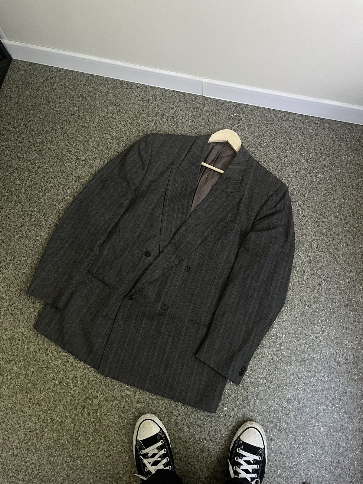 Givenchy Vintage Givenchy Gentlemen Full suit Blazer + Pants size 110 Size 54L - 2 Thumbnail