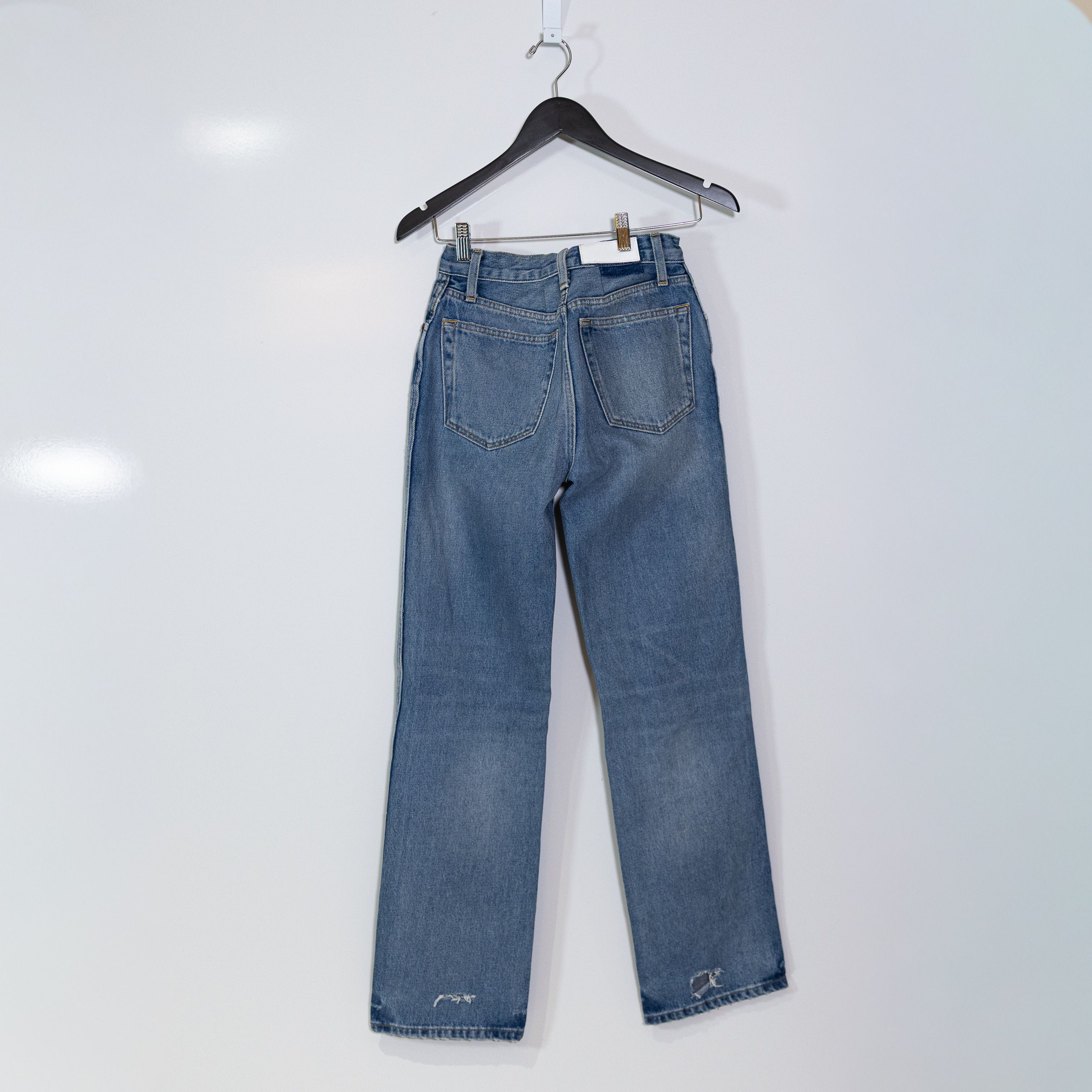 RE/DONE Re/Done 90S High Rise Loose Fit Straight Size 25" / US 0 / IT 36 - 4 Thumbnail