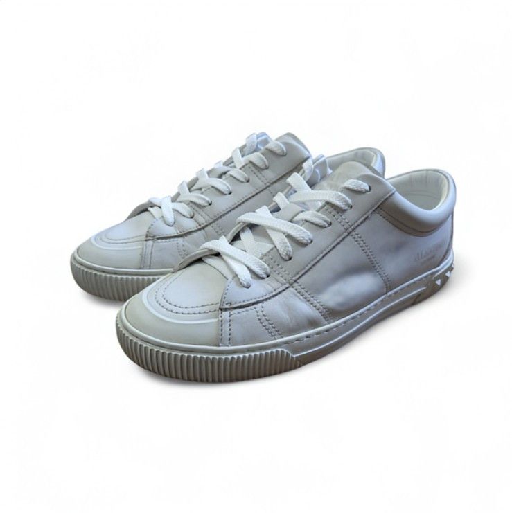 Valentino VALENTINO GARAVANI Low Leather Sneakers Trainers Size US 8 / EU 41 - 16 Thumbnail