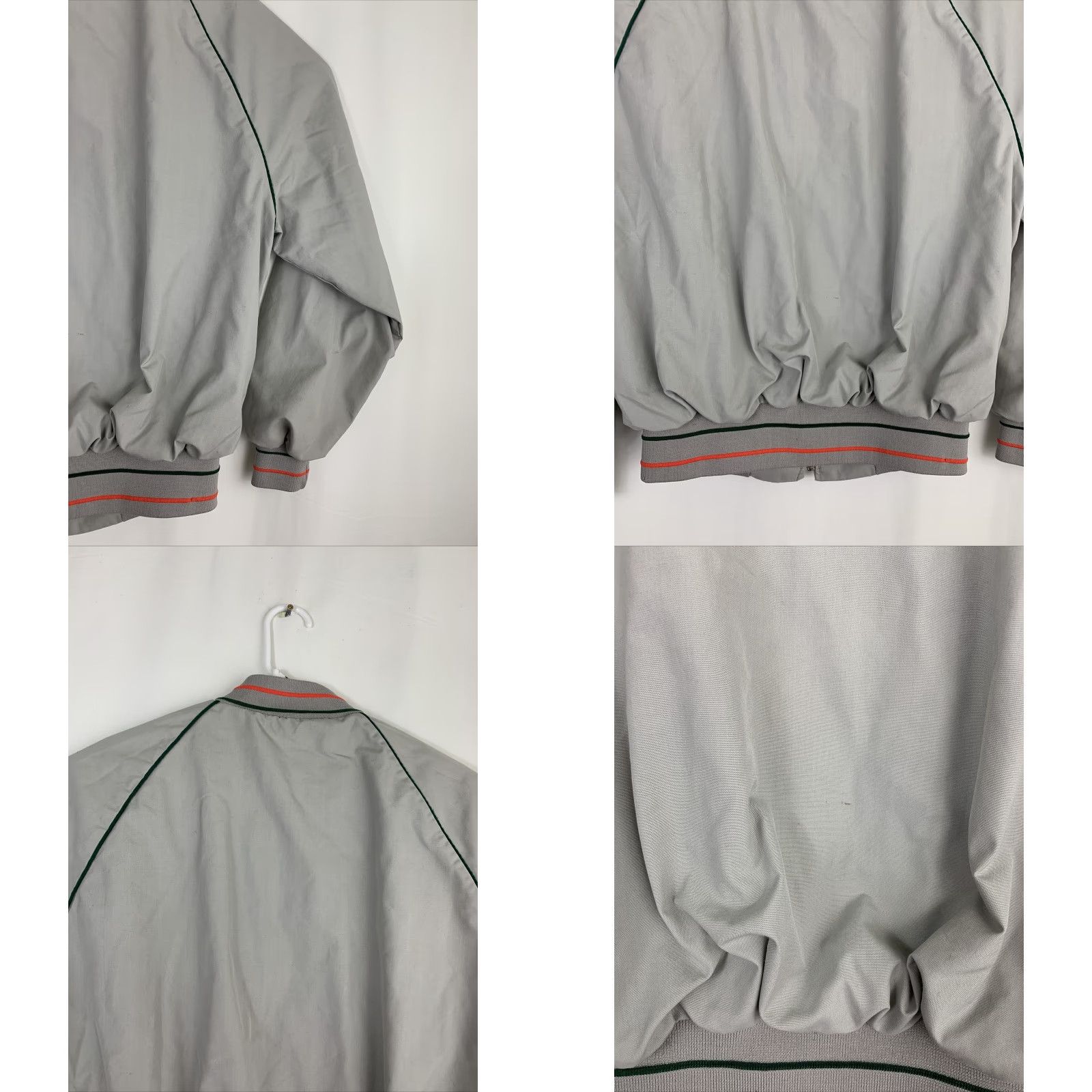 Vintage VINTAGE King Louie Pro Fit Bomber Jacket Full Zip Up Gray Mens Large 26” 26” 27” Jacket Size US L / EU 52-54 / 3 - 9 Thumbnail
