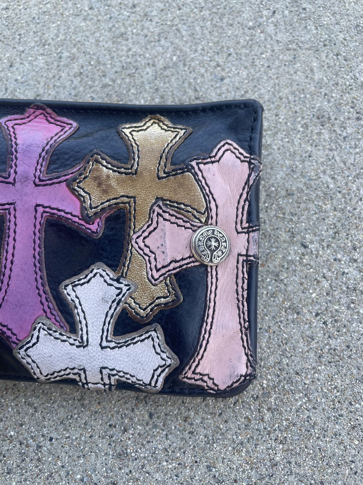 Chrome Hearts Chrome Hearts Mulitcolor CrossPatch Bifold Wallet Size ONE SIZE - 3 Thumbnail