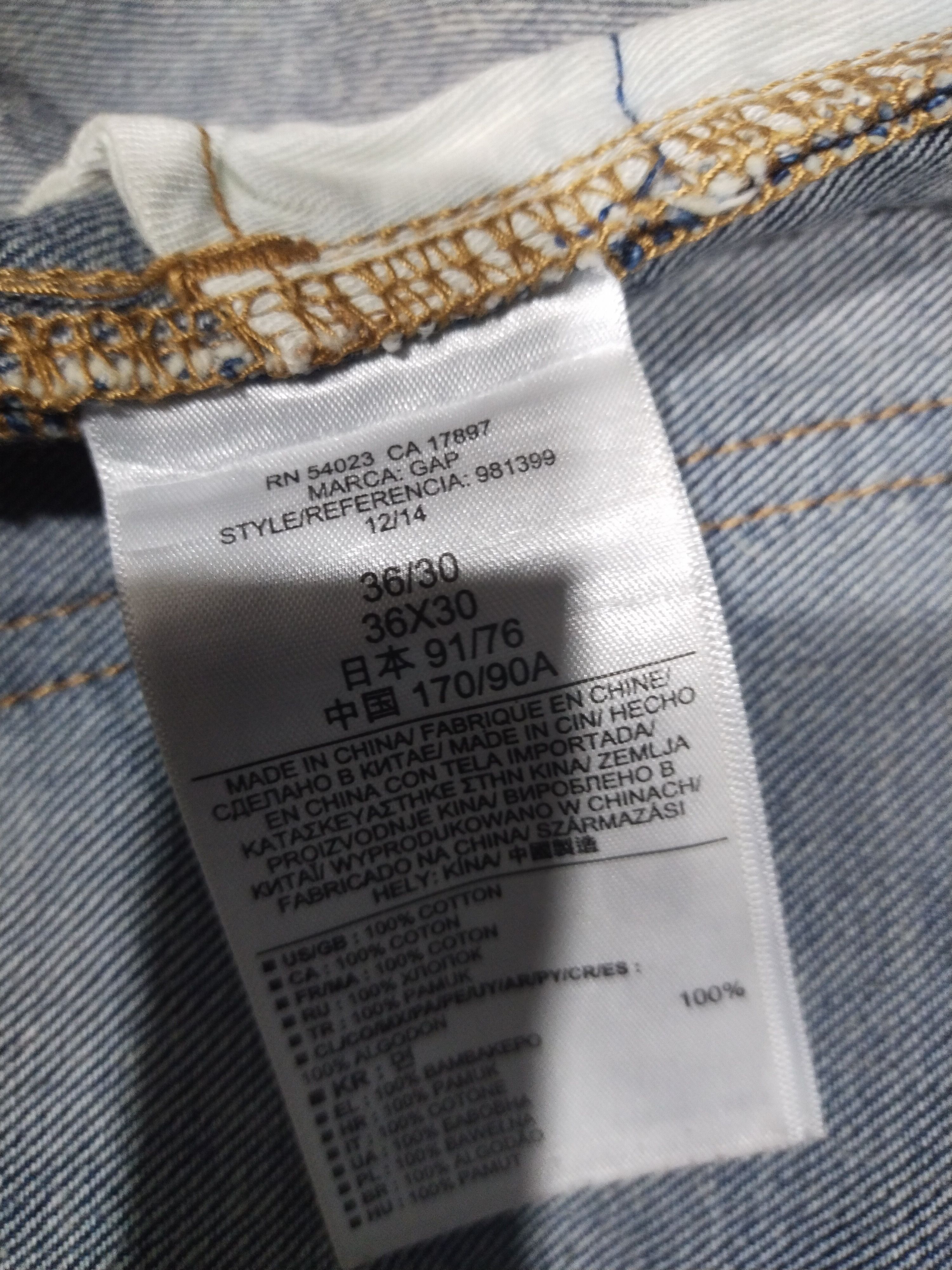 Gap × Standard Cloth × Vintage Gap 1969 "Vintage" Standard Taper Sz 36" Size US 36 / EU 52 - 16 Thumbnail