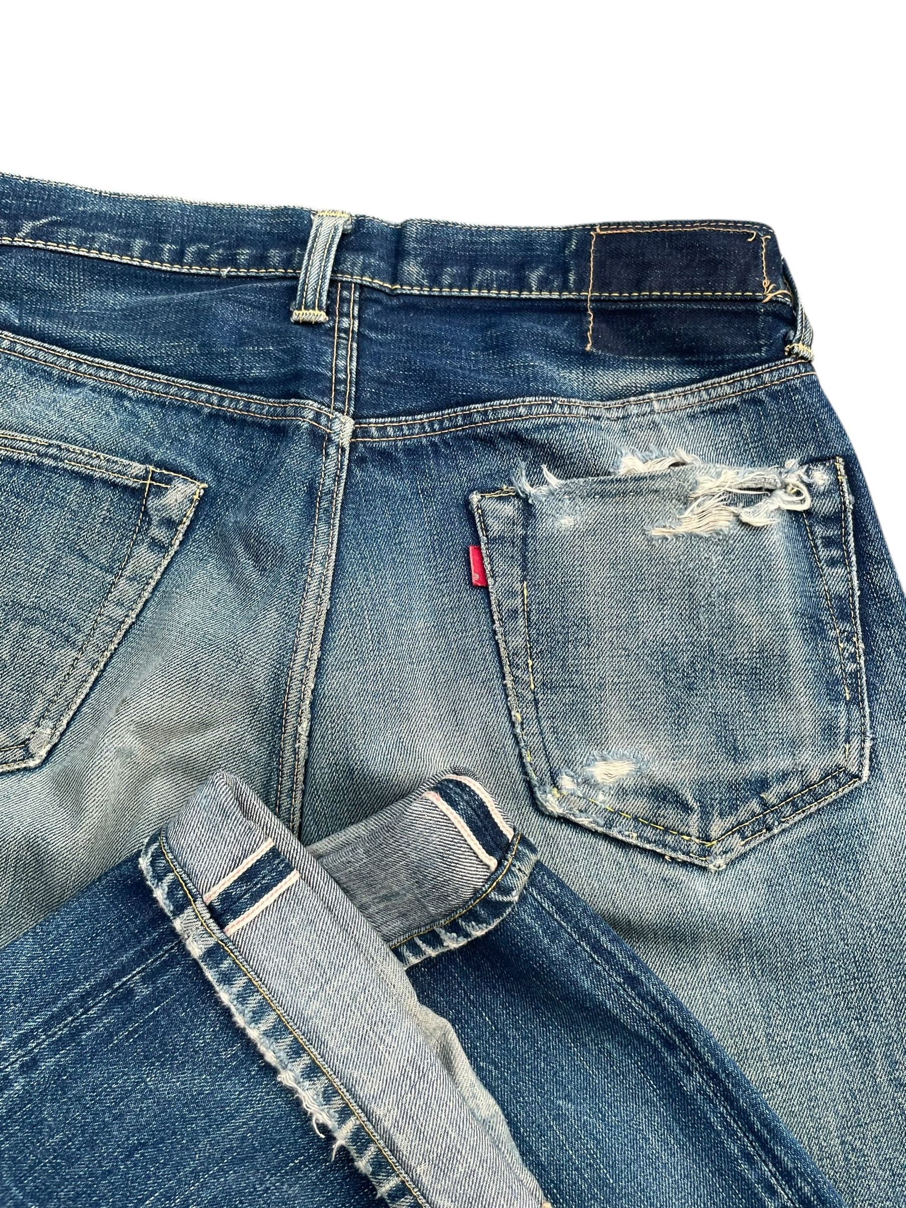 The Silver Stone Vintage Selvedge Silverstone Distresed Denim Size US 30 / EU 46 - 9 Thumbnail