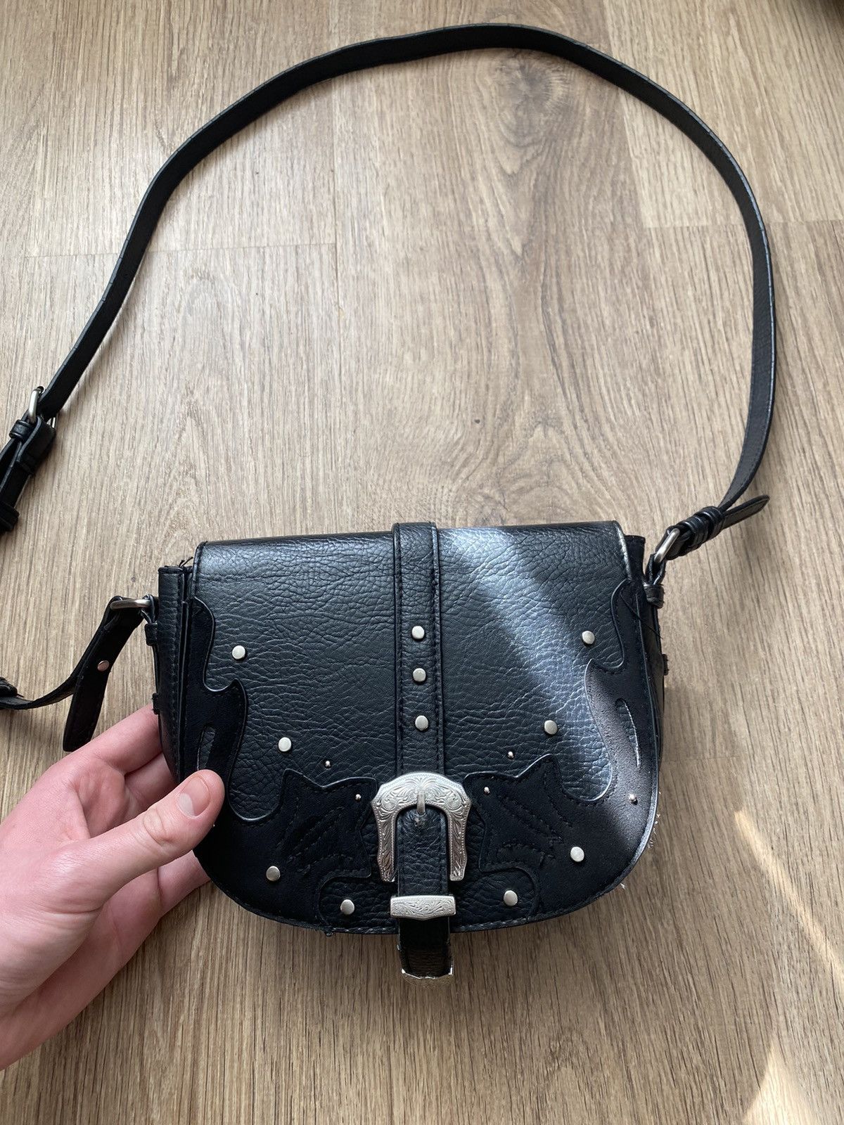 B.B. Simon Y2K b.b Simon style black fire shoulder bag Size ONE SIZE - 2 Thumbnail