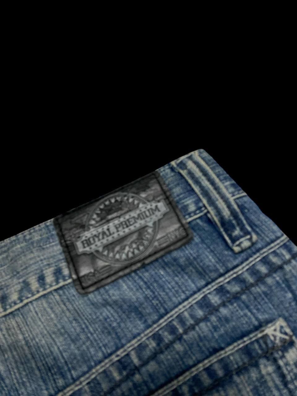 Vintage FLARE 90s Style Japanese Rusty Mudwash Distressed Patchwork Size US 36 / EU 52 - 17 Thumbnail