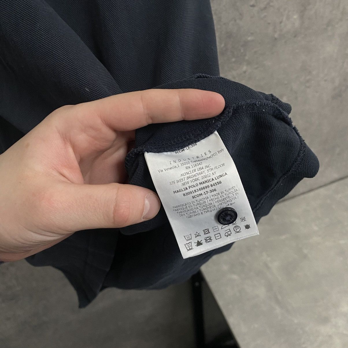 Moncler Moncler Polo Long Sleeve Size US XL / EU 56 / 4 - 10 Thumbnail