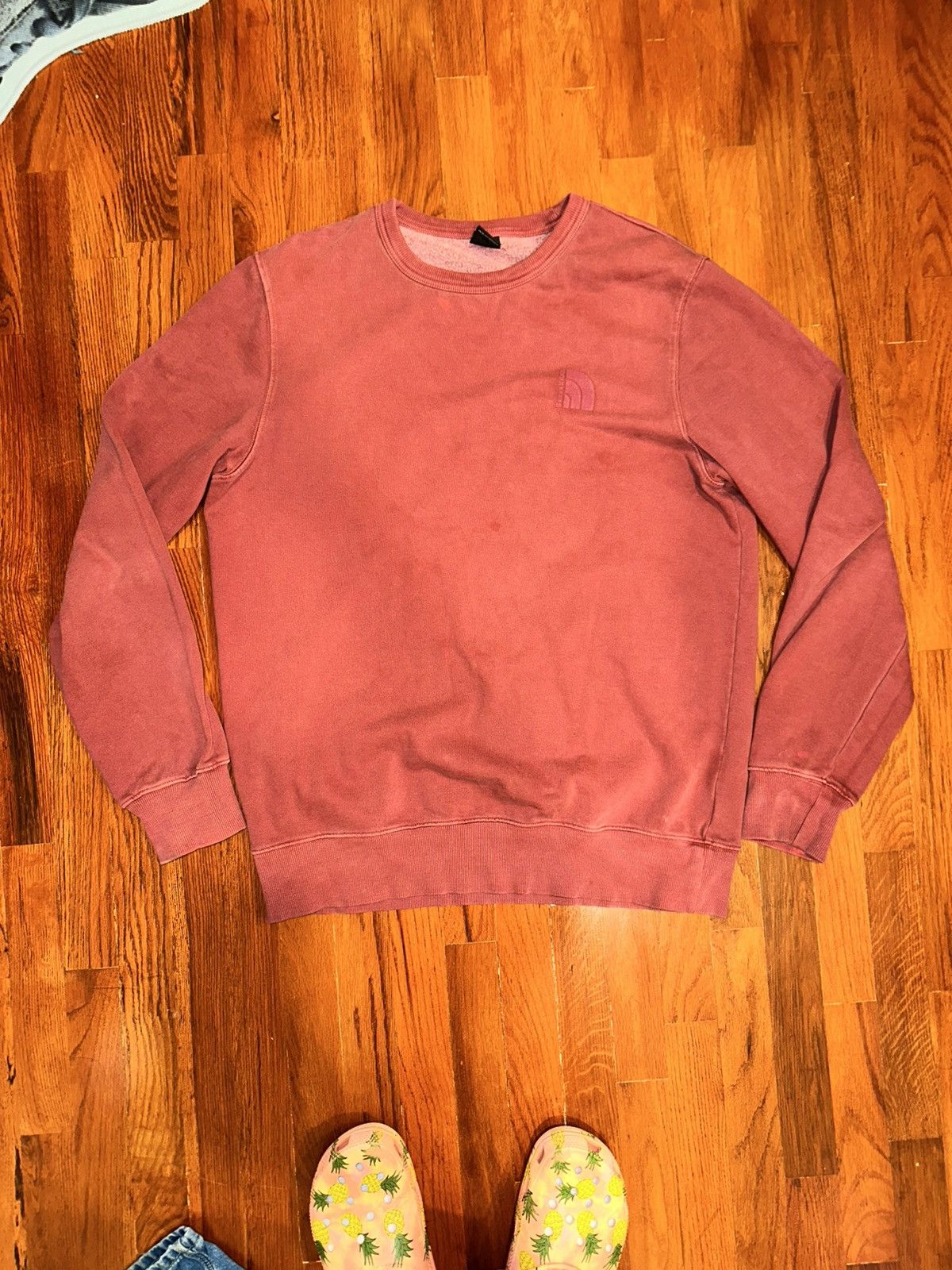 Designer × The North Face × Vintage Red The North Face Sweater Size US L / EU 52-54 / 3 - 1 Thumbnail
